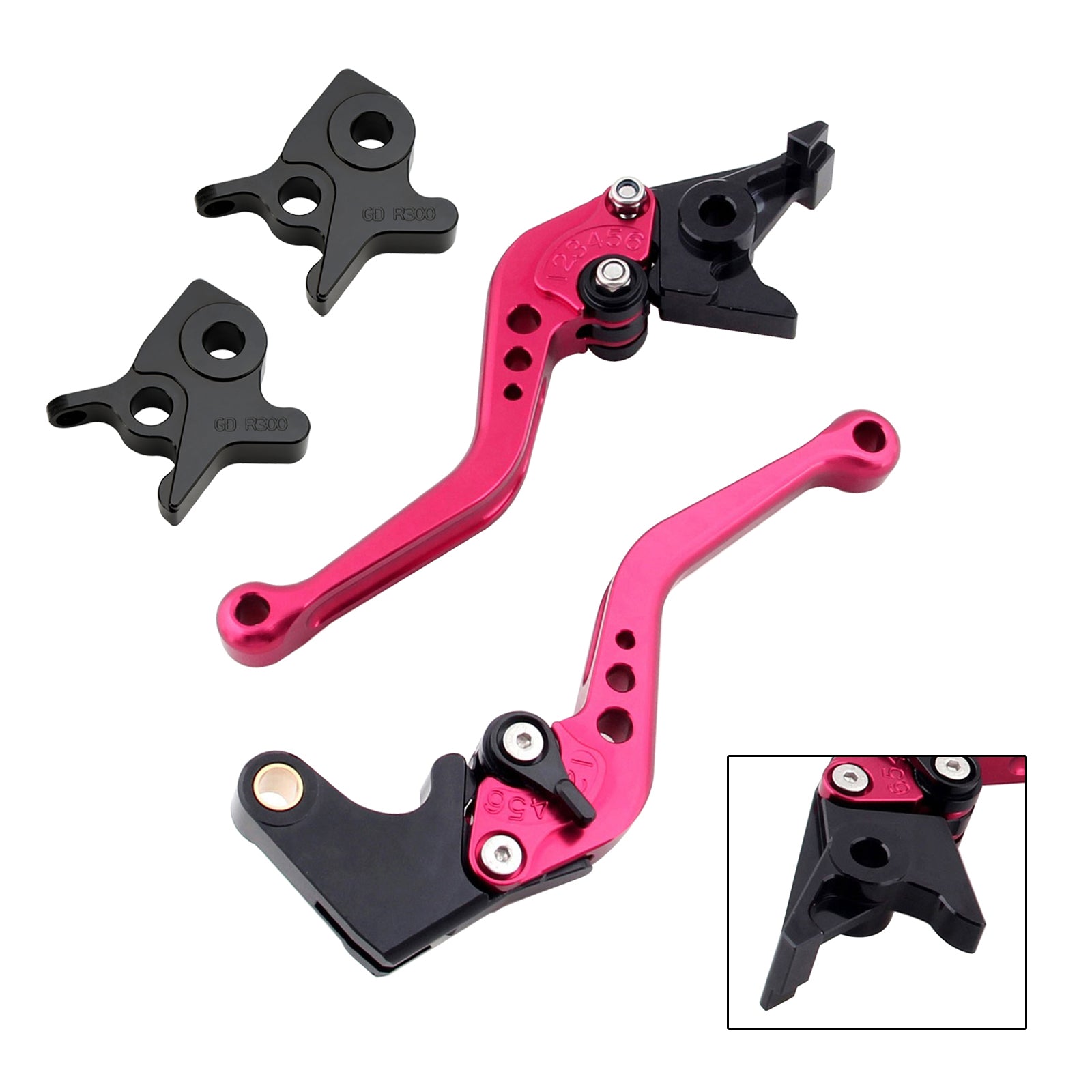 Palanca de freno y embrague corta para Kymco AK550 2017-2022