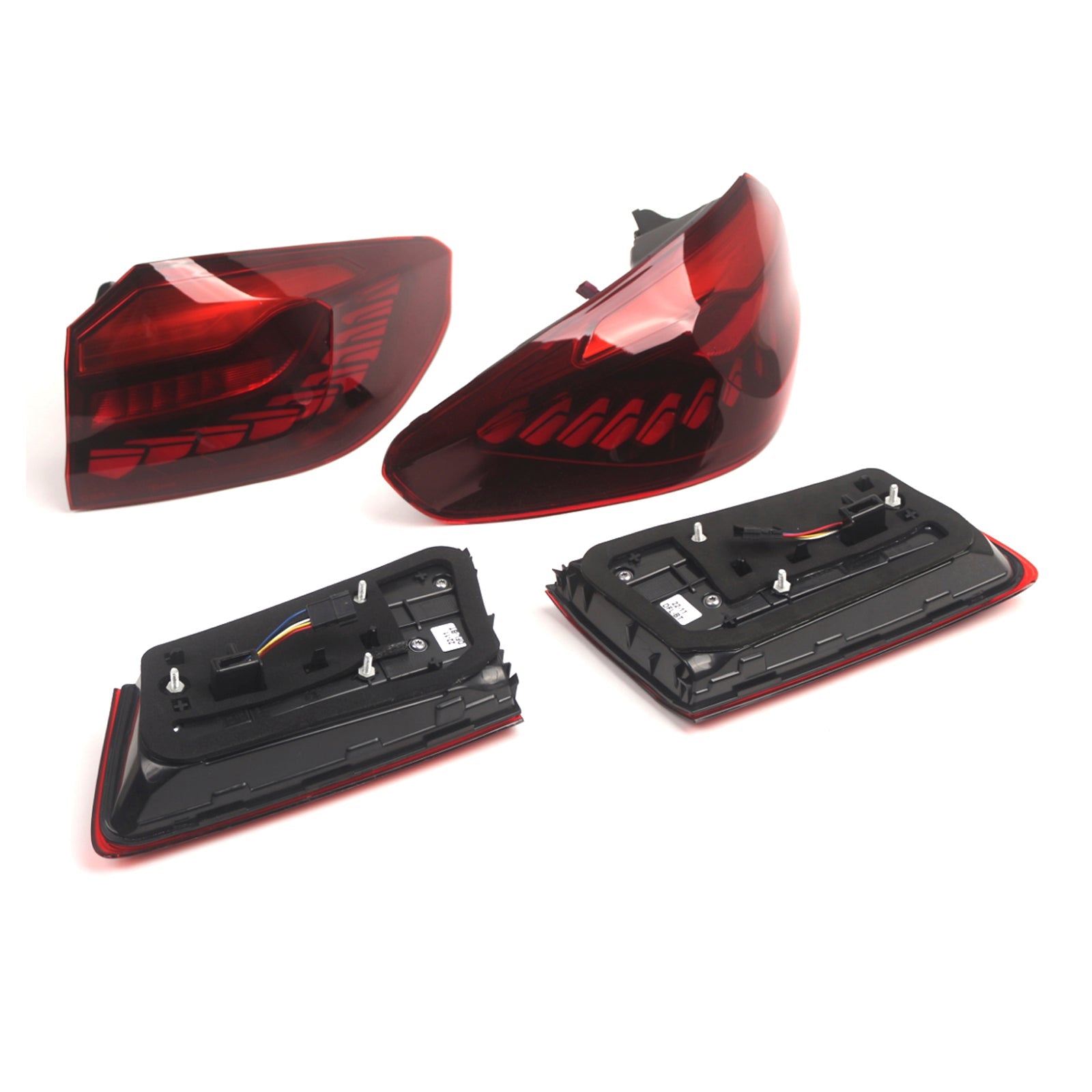 Luci posteriori a LED rosso per BMW 5 G30 G38 2018-2020