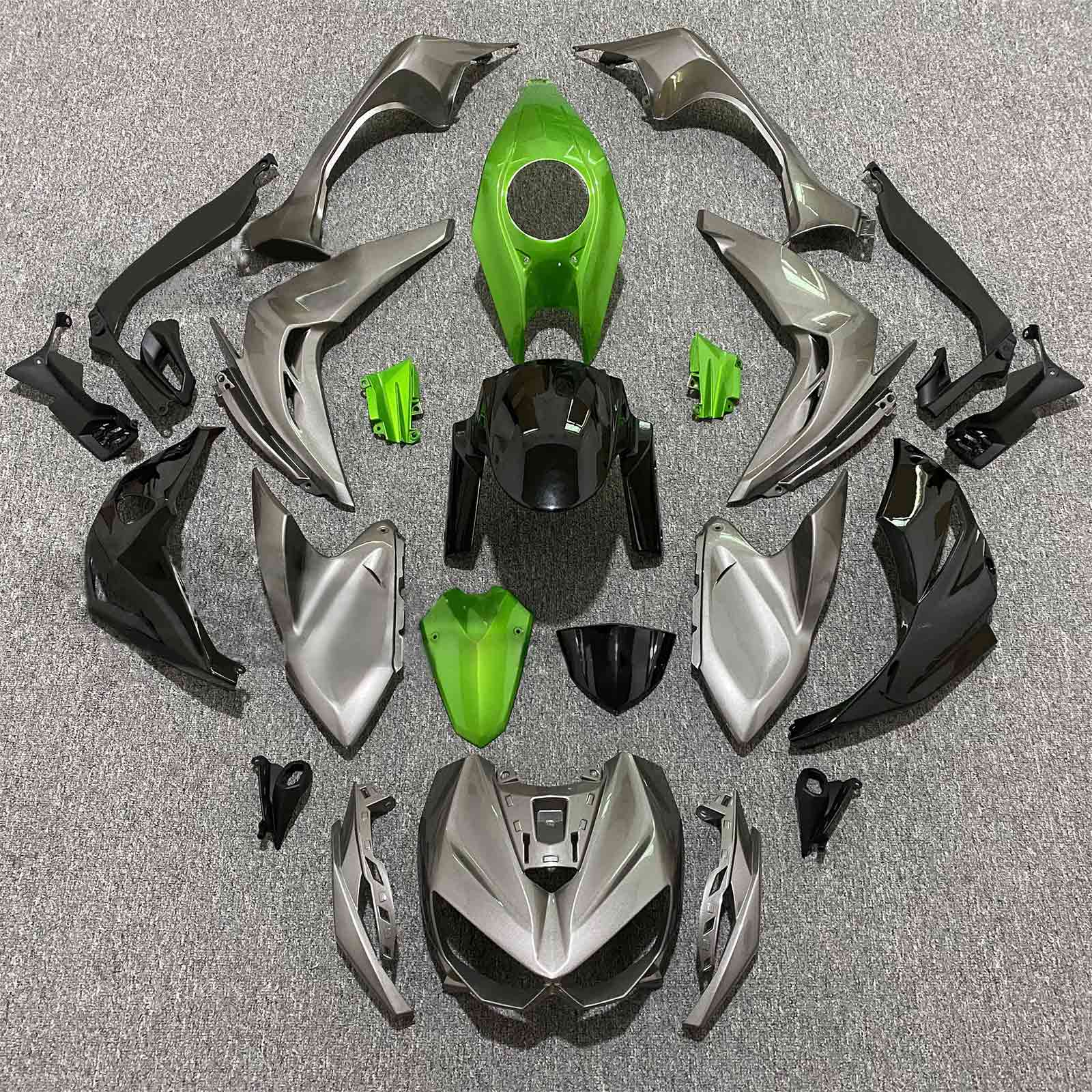 Kit de carénage en plastique ABS injecté compatible avec Kawasaki Z1000 2014-2017