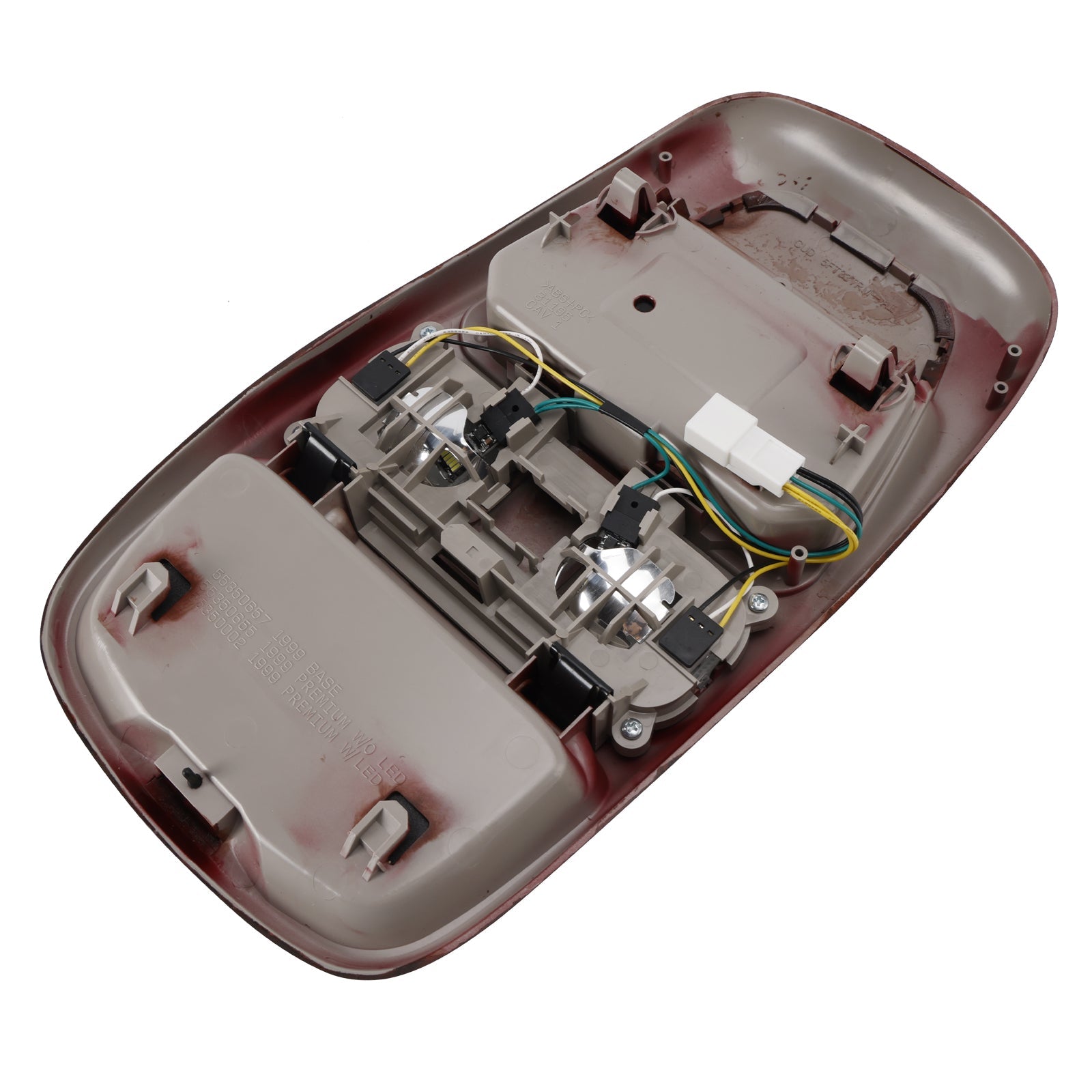 Console del padiglione anteriore in Del per Dodge Ram 1500 1998-2001, SN94TL2AA Fishing Wood 5013618AA