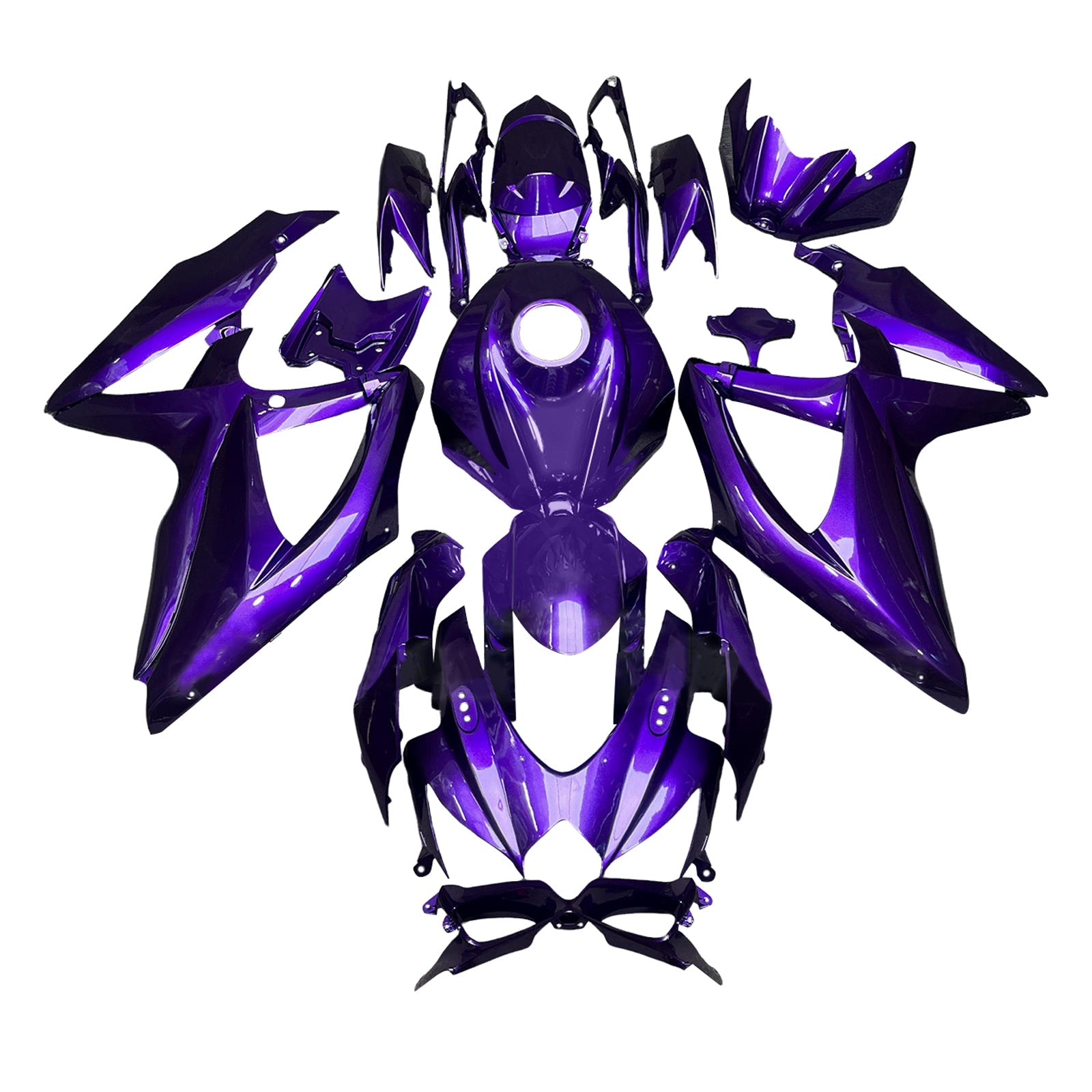 Kit shareling iniettato in plastica ABS per Suzuki GSXR 600/750 2008-2010 K8