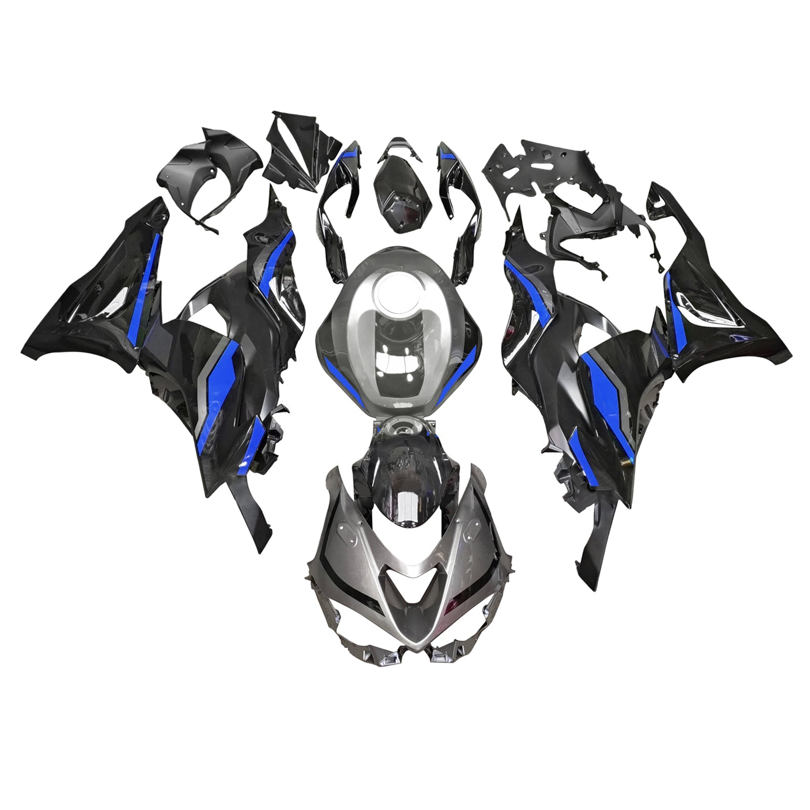 Kit di carenatura a iniezione, corpo di plastica ABS per Kawasaki ZX-6R 2024-2025