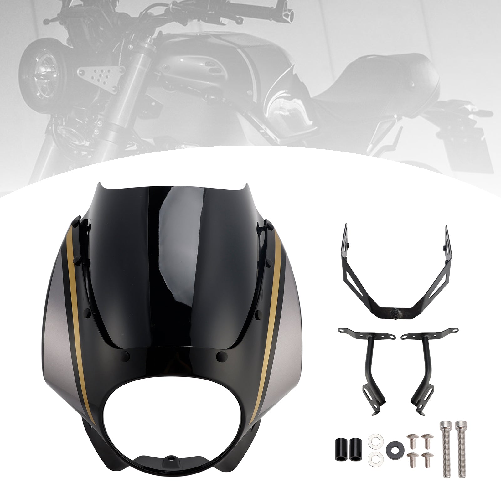 Parabrisas y carenado de faro para Yamaha XSR900 (2022-2025)