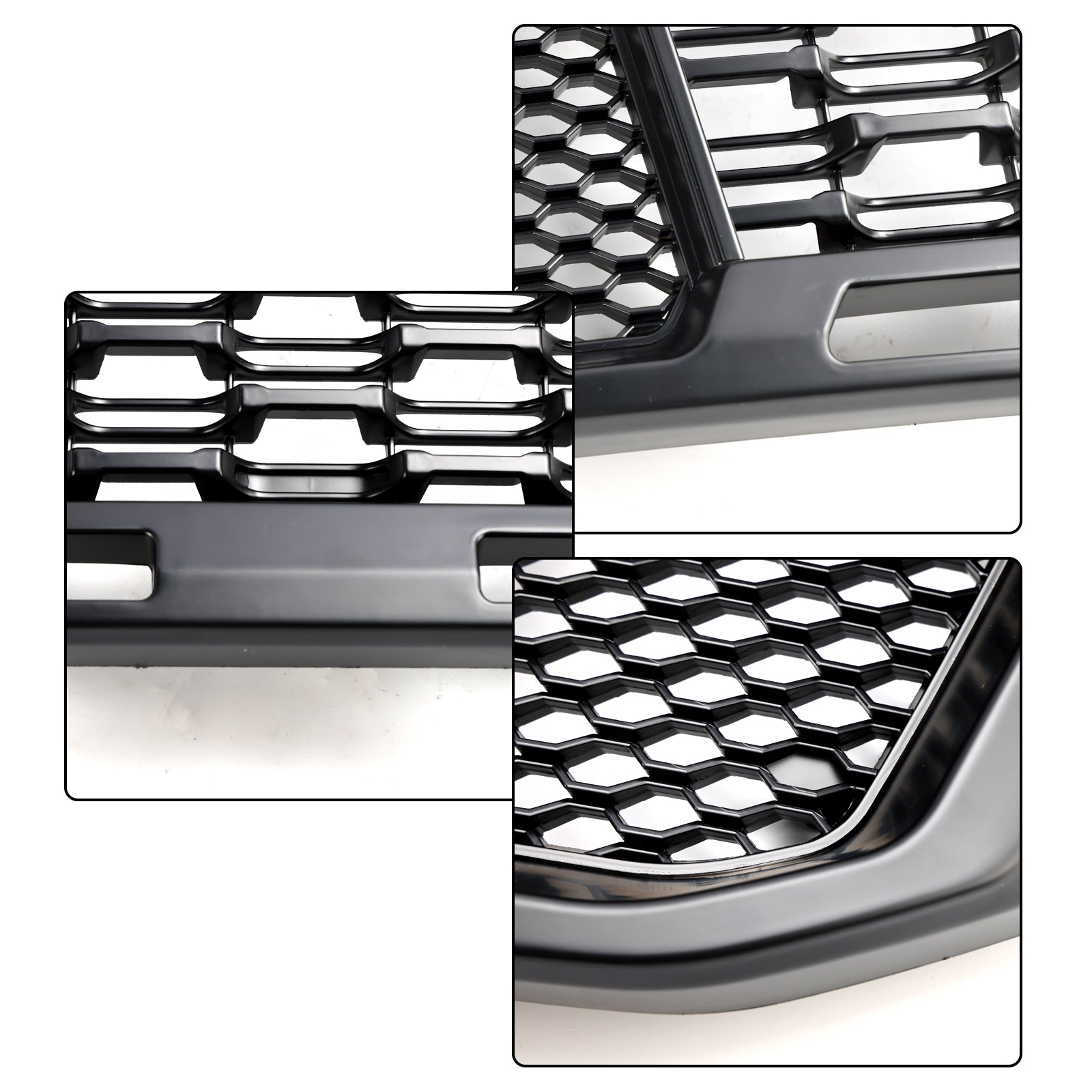 Musta etupuskurin säleikkö Ford Ranger T8 2019-2023