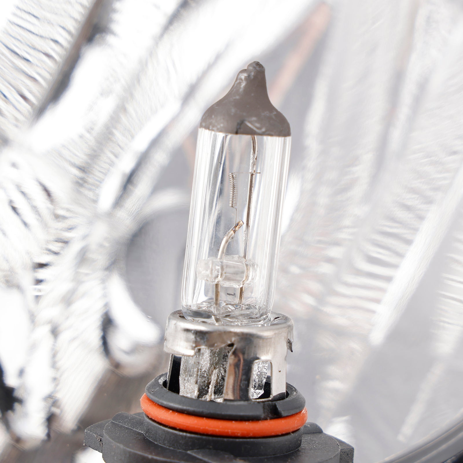 Par de luces antiniebla delantera con bombillas para Ford Expedition 2007-2014, vidrio transparente