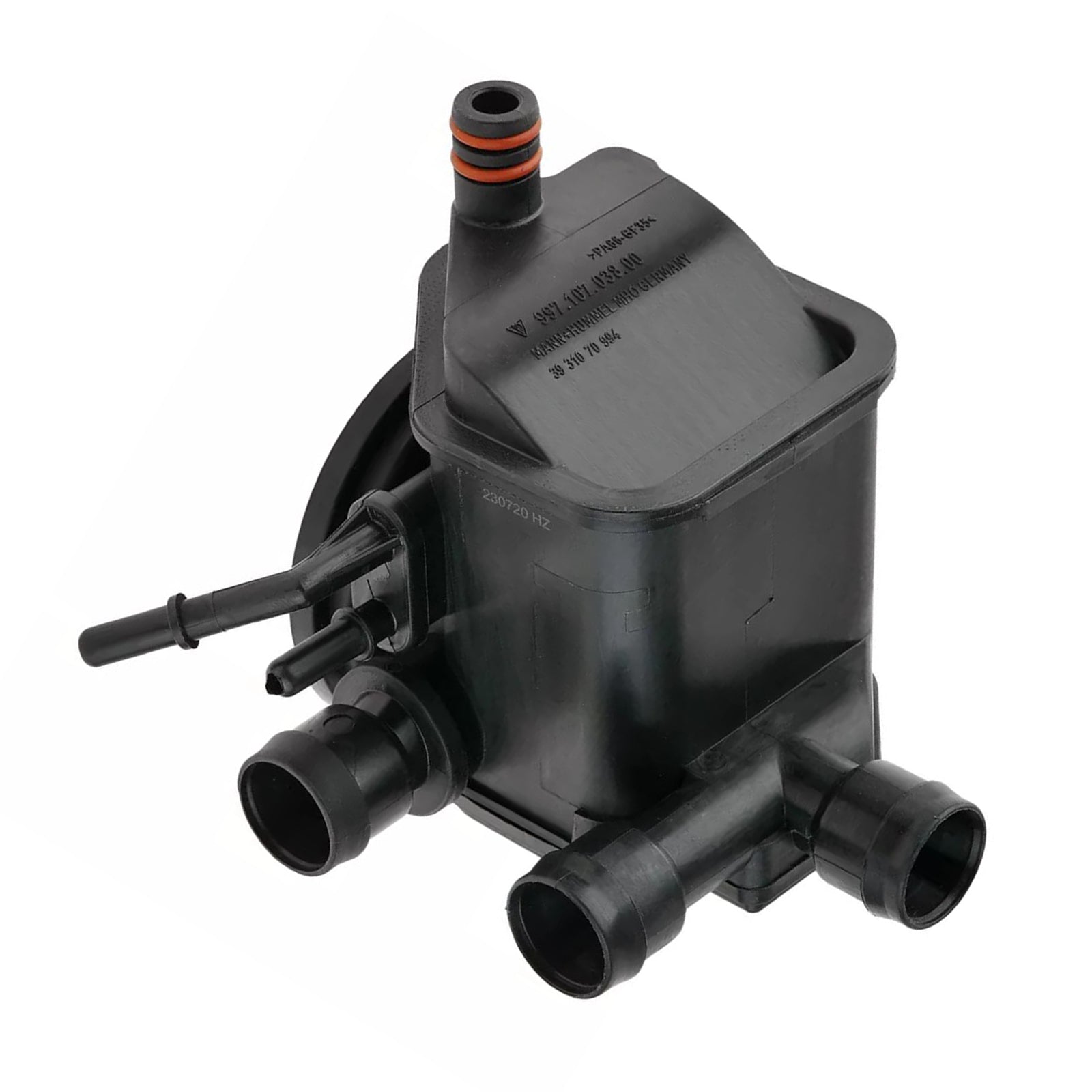 Válvula de ventilación del separador de aceite de motor Central de Porsche 911 Carrera 4S H6 3.8 L 2006-2008 99710703800 90033105340