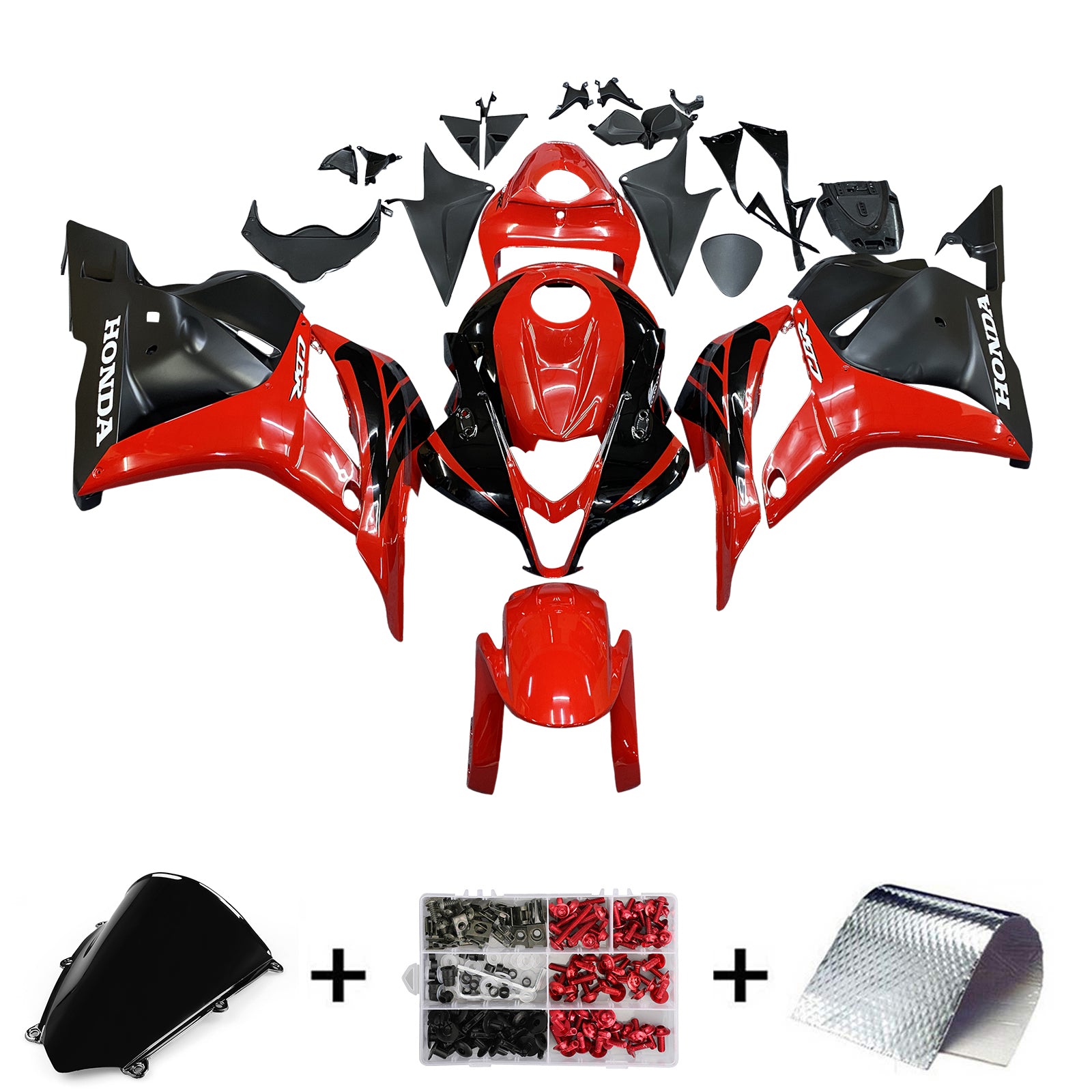 Kit per carenatura a costume Bodywork ABS per Honda CBR600RR 2009 2010 2012