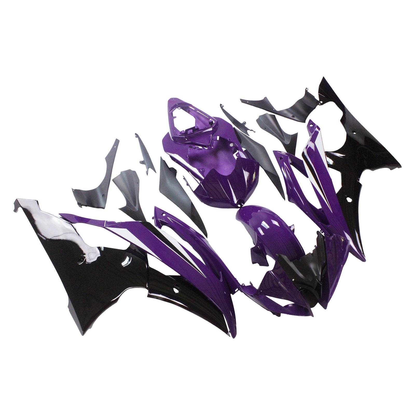 Kit de carénage par injection, carrosserie en plastique ABS, compatible avec Yamaha YZF 600 R6 2008-2016