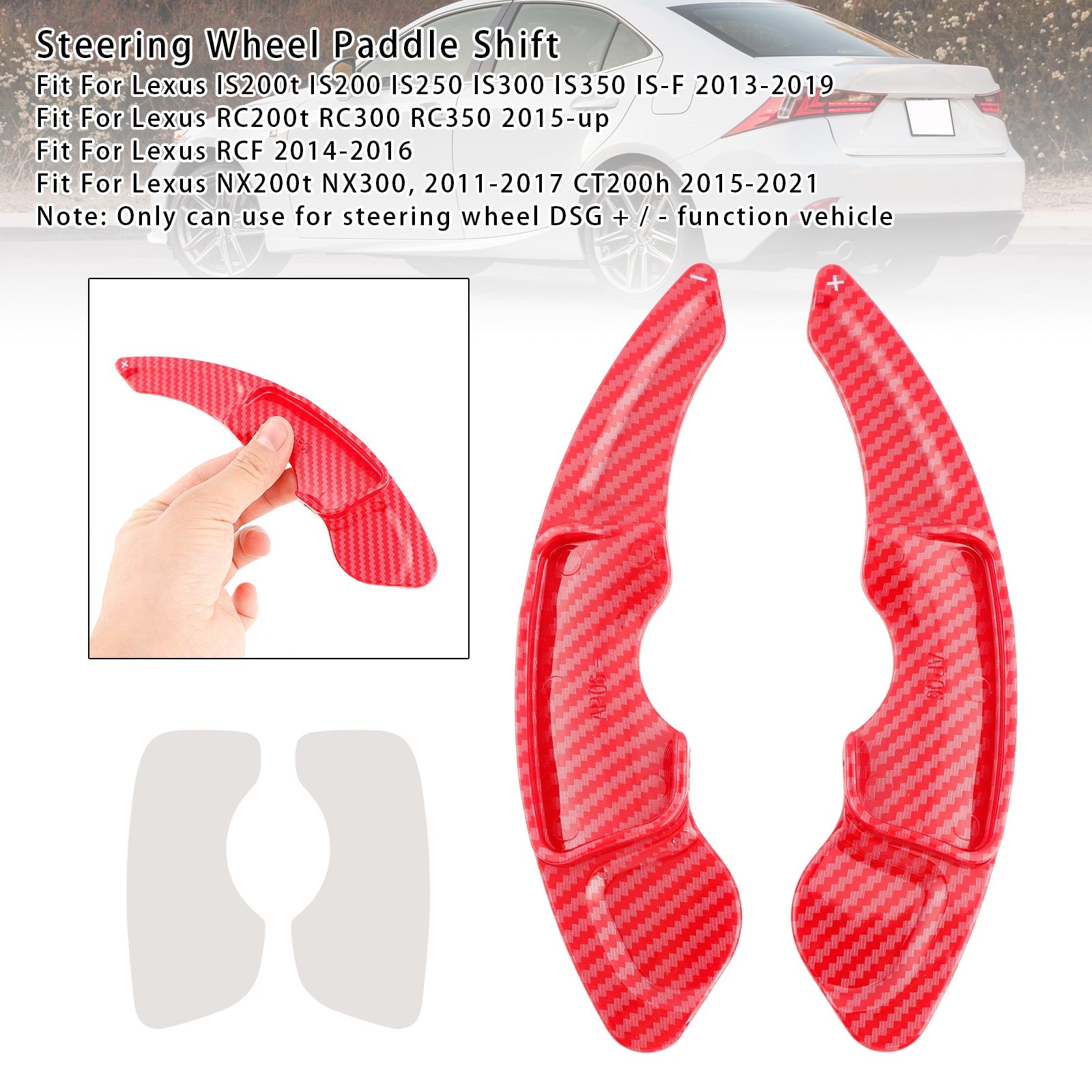 Rozszerzenia zmiany prędkości palety kierownicy dla Lexus to rc rc nx