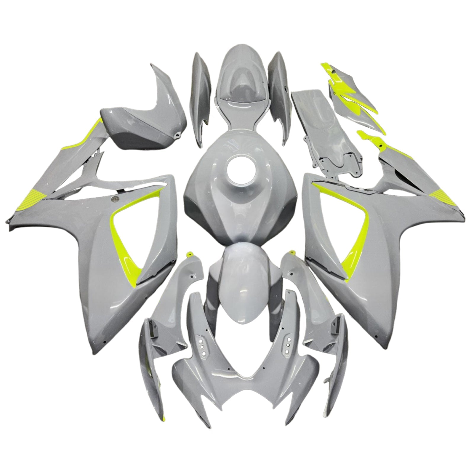 Kit de carénage injecté en plastique ABS pour Suzuki GSXR 600/750 2006-2007 K6