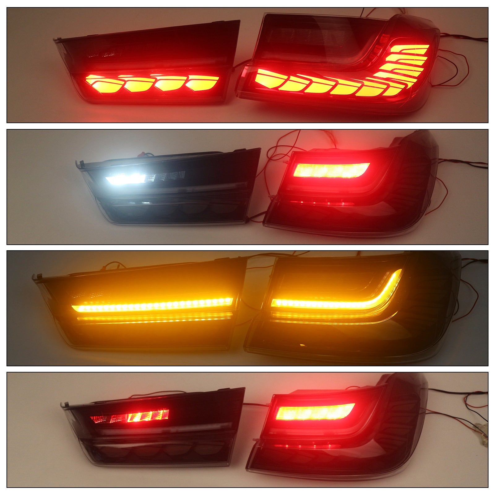 Luci posteriori a LED fumo per BMW 3 G20 G28 G80 M3 2019-2024