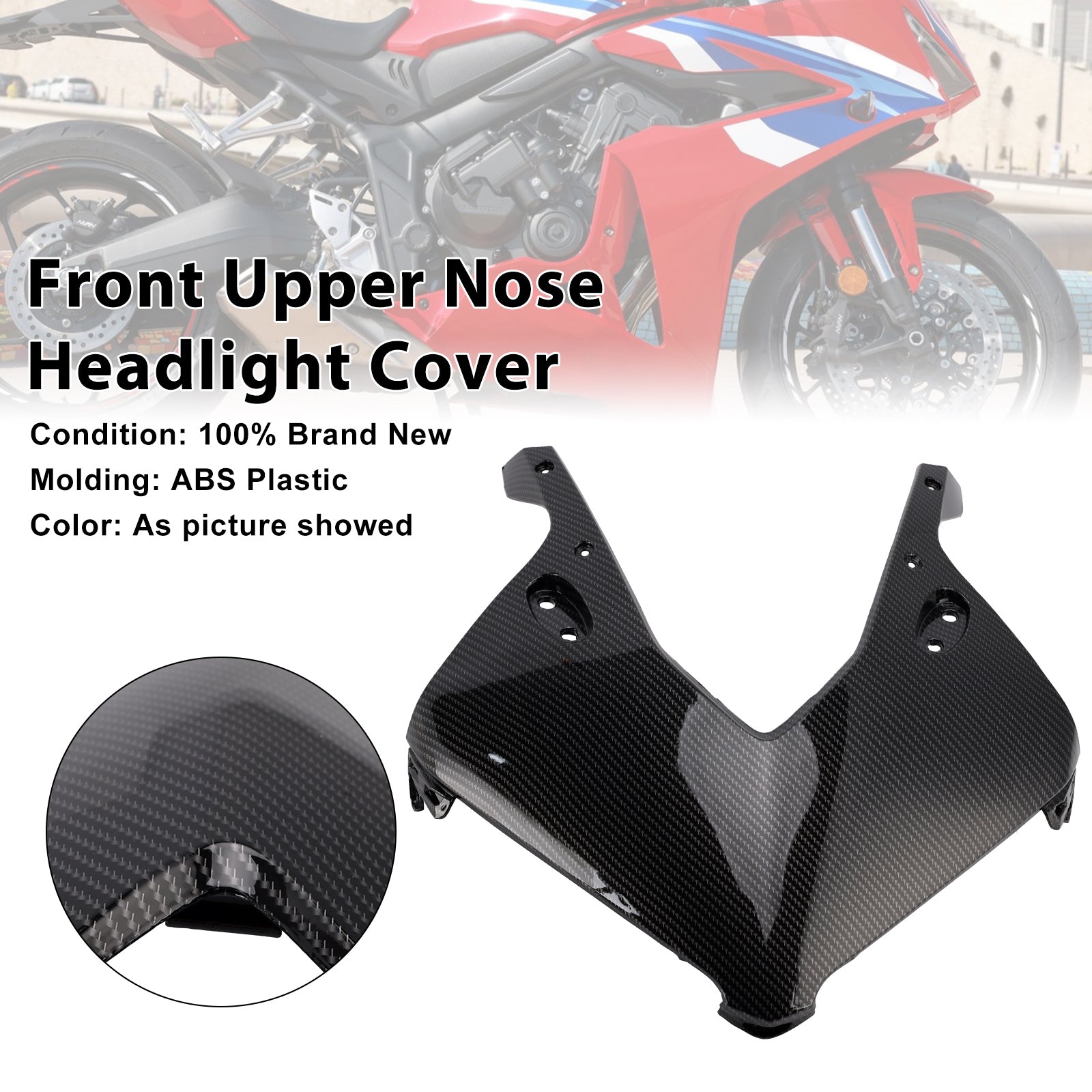 Carénage de protection de phare avant pour Honda CBR650R 2024-2025