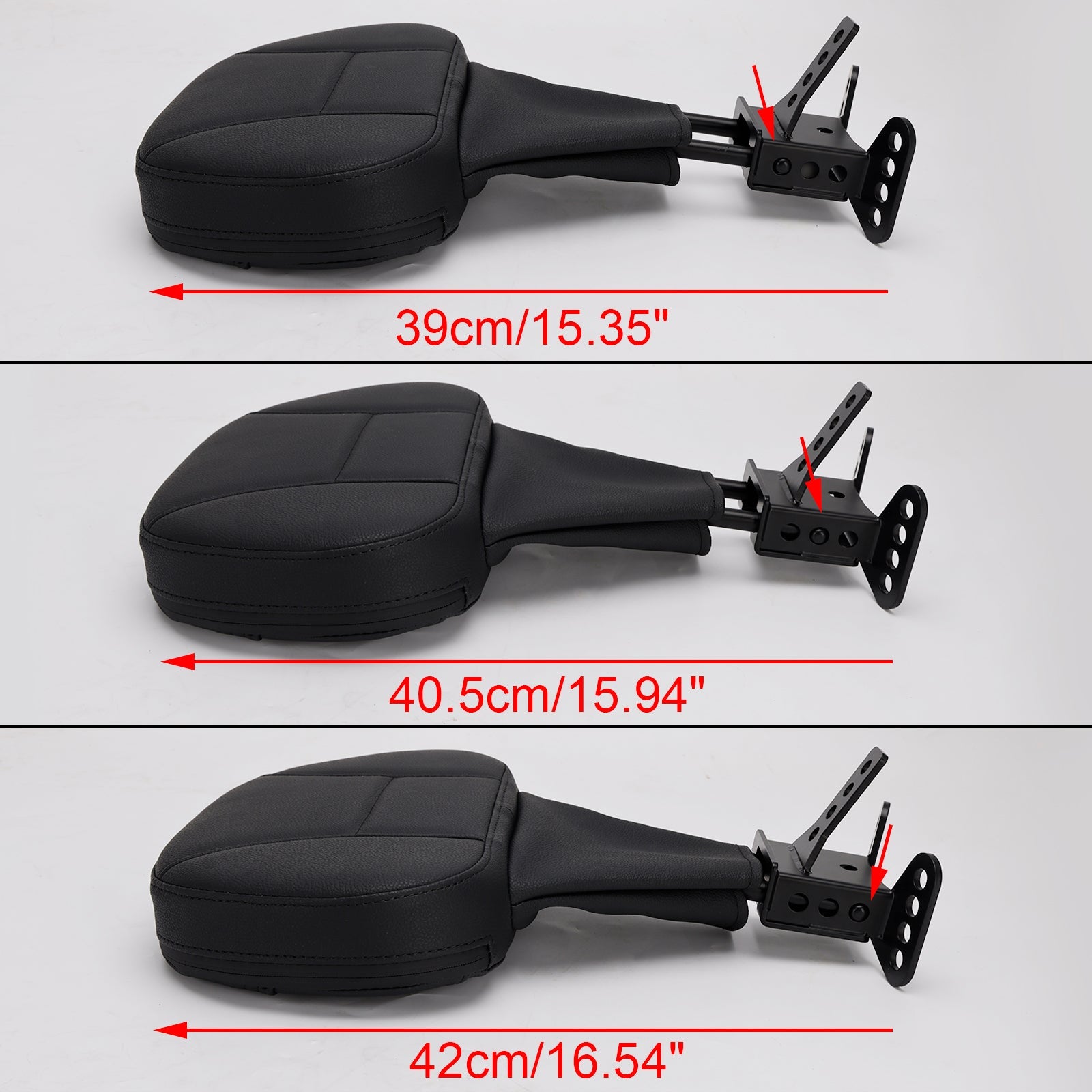 Coussin de dossier conducteur compatible avec Street Electra, Road Glide, Road King et Tri Glide (2009-2025)