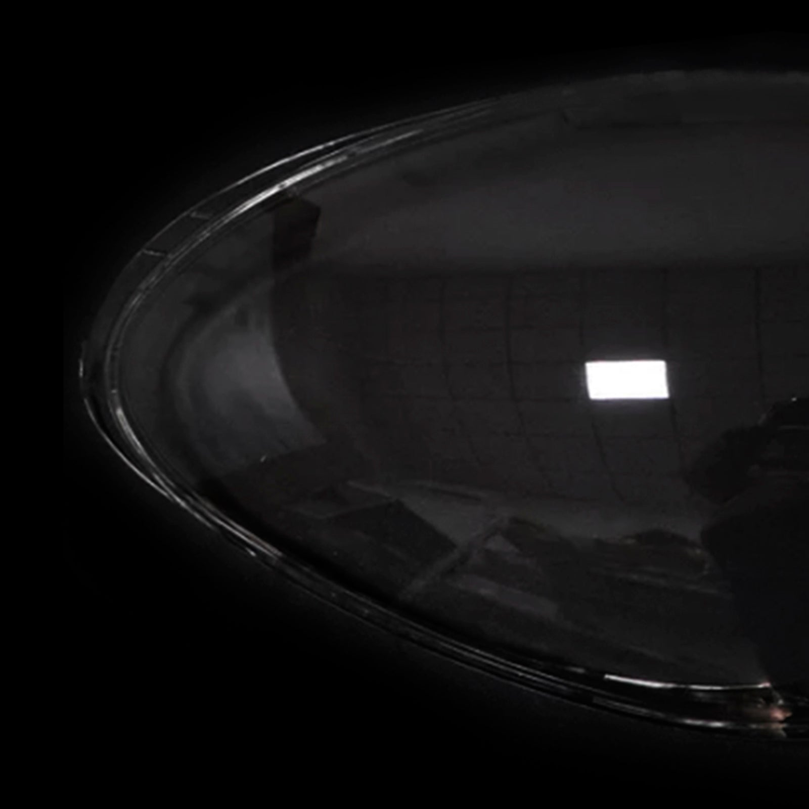 Transparante schaal voor koplamp vóór Porsche Panamera 2017-2020 (2 kamers)