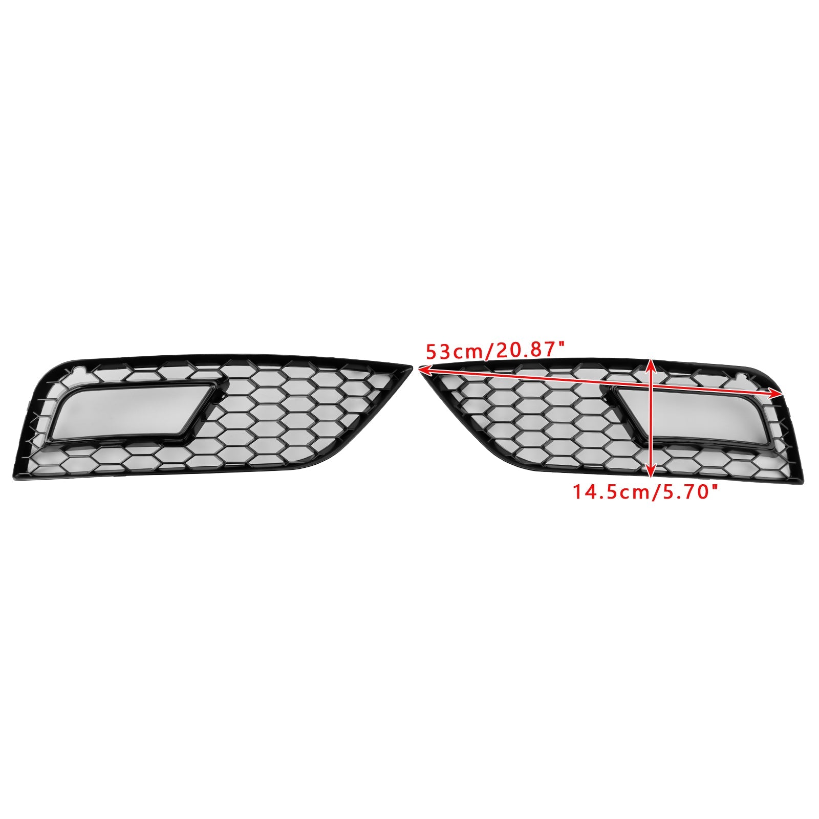 Zwarte honingraat nest nest nest cache standaard bumper audi a4 b8.5 2013-2015