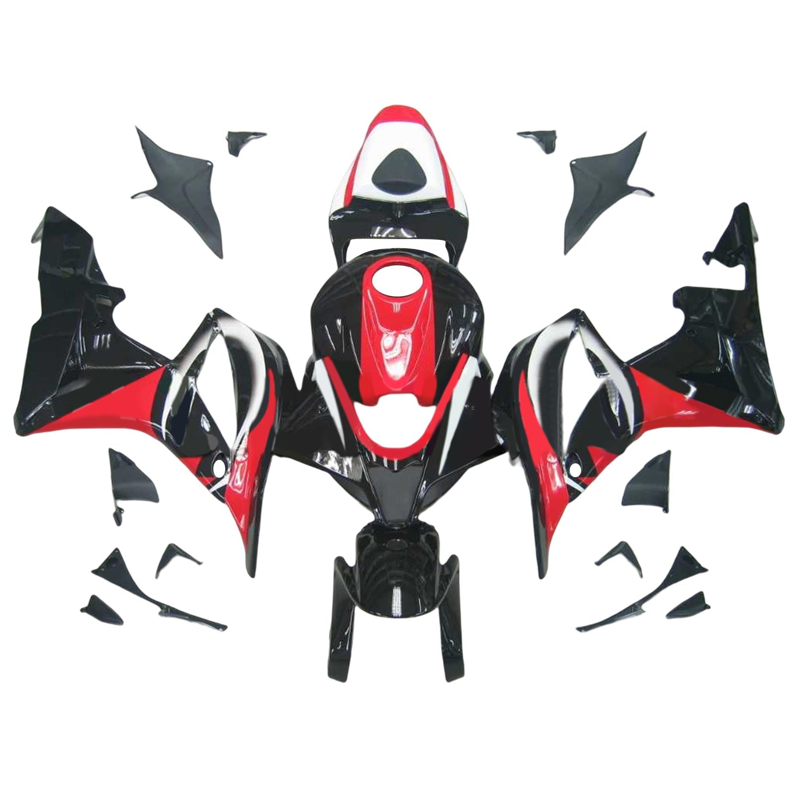 Kit de carenado de inyección, carrocería de plástico ABS para Honda CBR600RR 2007-2008 F5