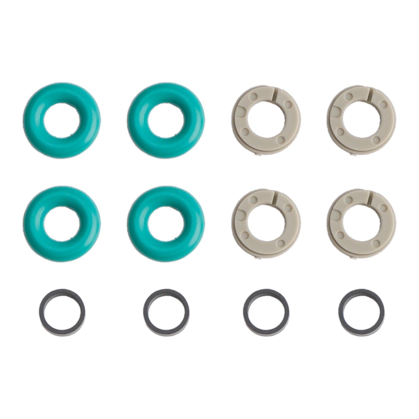 Kit di manutenzione dell'iniettore di carburante a 4 parti O -Ring 0261500354 Compatibile con Audi Fit Skoda 1.2L 1.4L