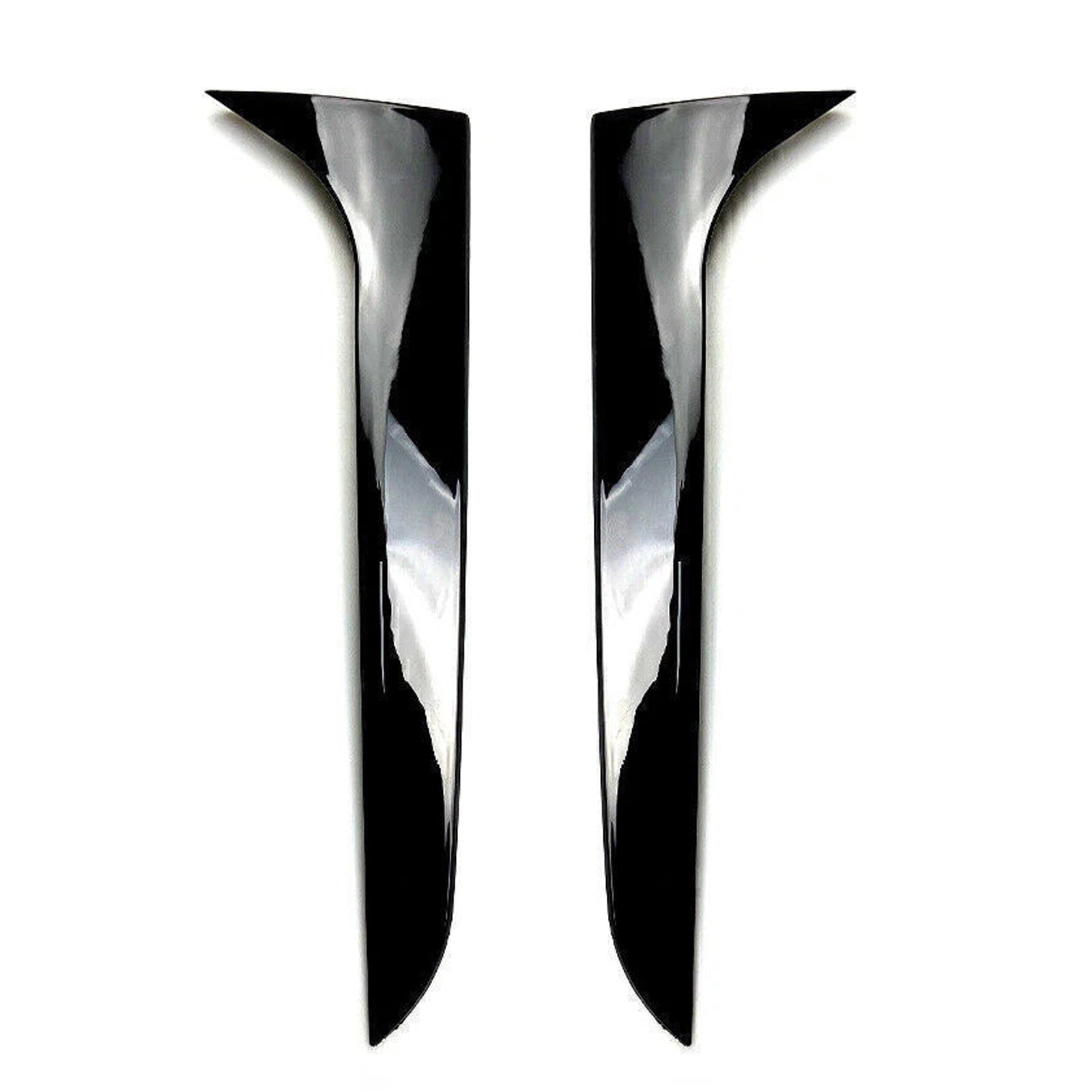 Paire de becquets latéraux de lunette arrière noir brillant pour Audi A4 B8 Avant 2009-2016