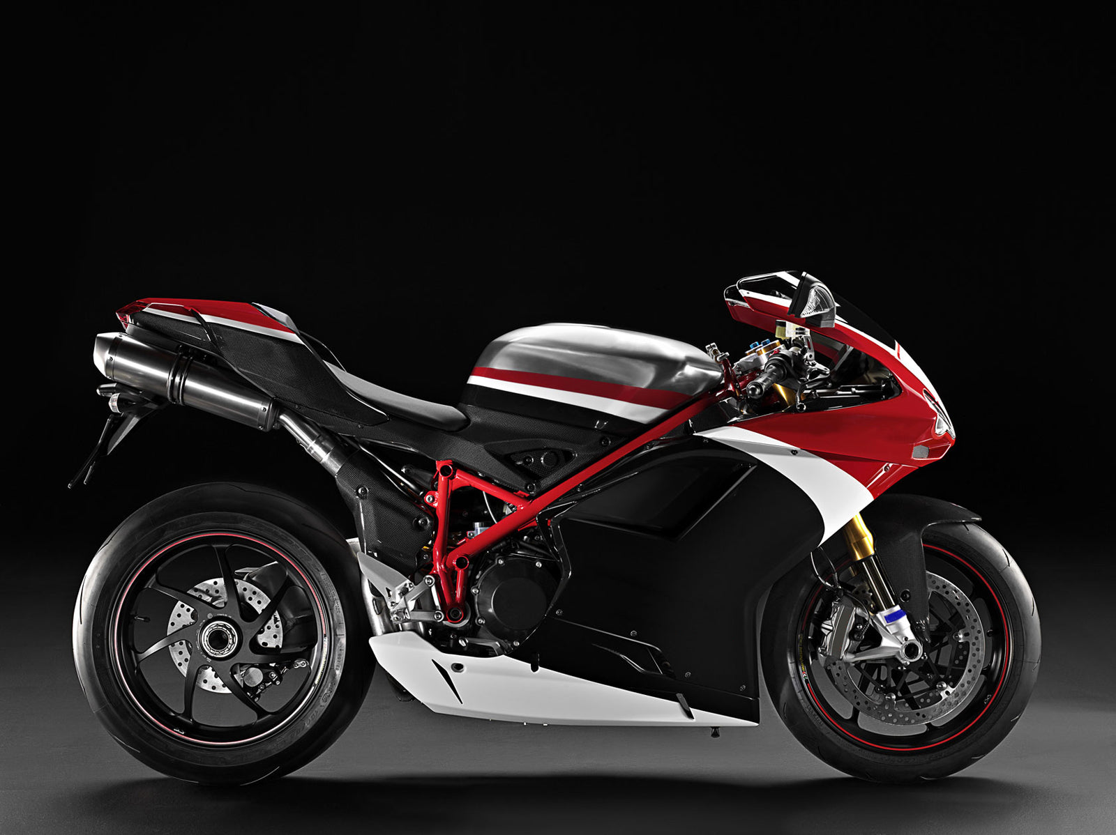 Kit de carénage par injection, carrosserie en plastique ABS, compatible avec Ducati 1098/1198/848 de 2007 à 2011
