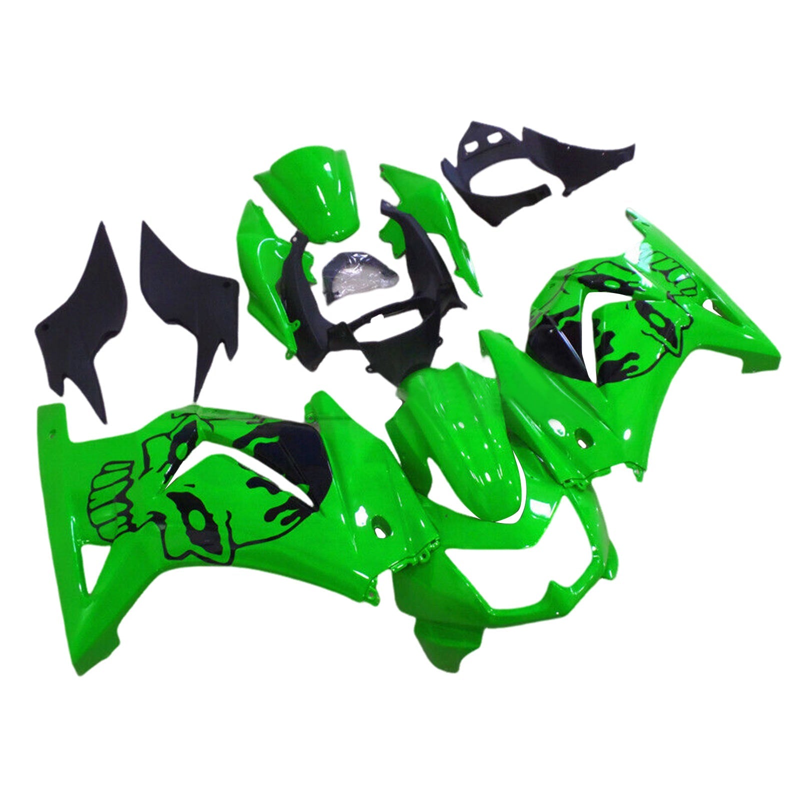 KAWASAKI Injekcijski komplet EX250 Ninja250R 2008-2012, ABS Plastic Karoserija