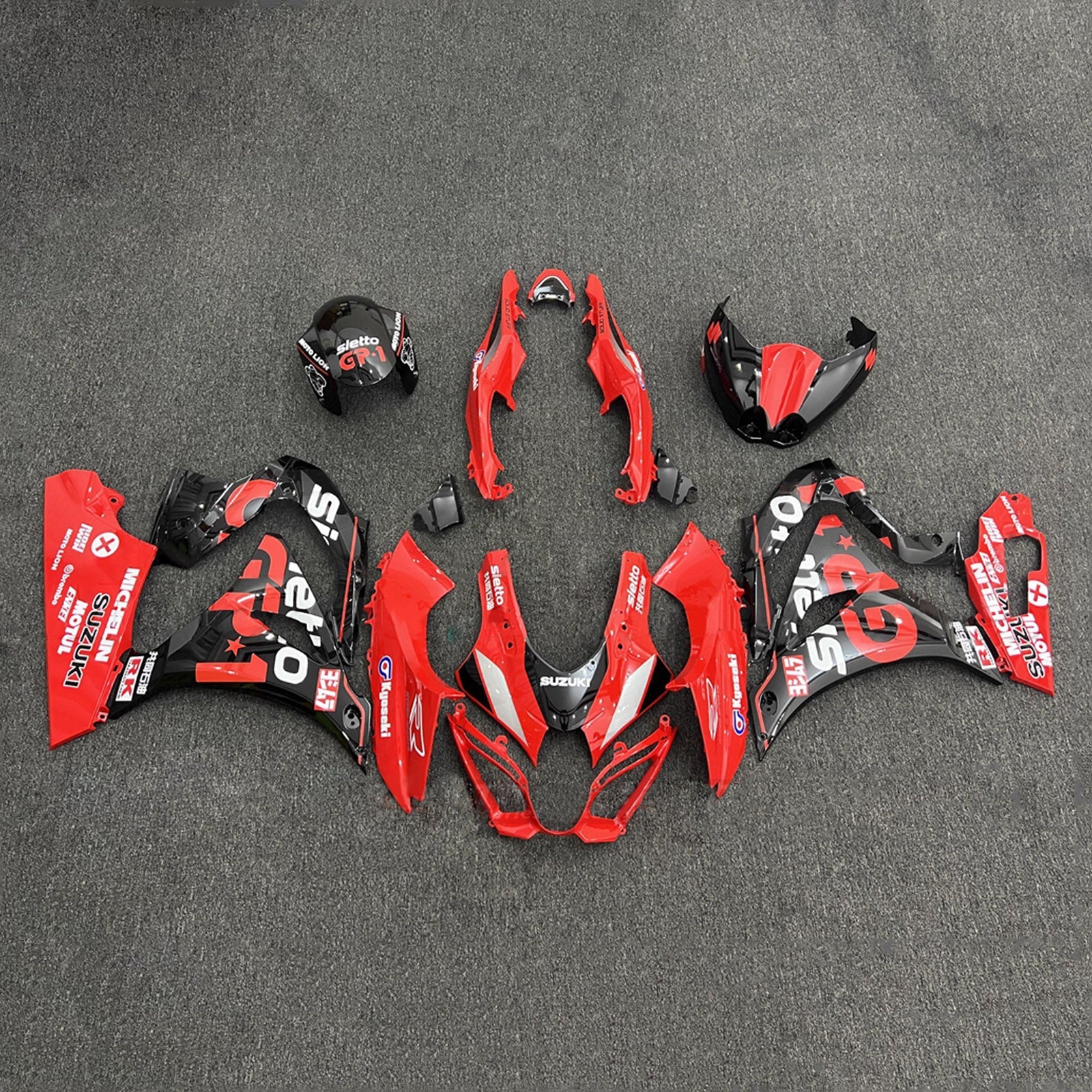 Kit carena iniettata in plastica ABS per Suzuki GSXR1000 2017-2025 K17