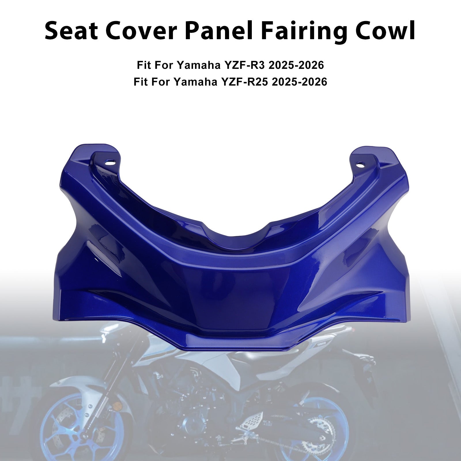 Carénage de selle Yamaha YZF-R3 R25 MT-03 2025-2026