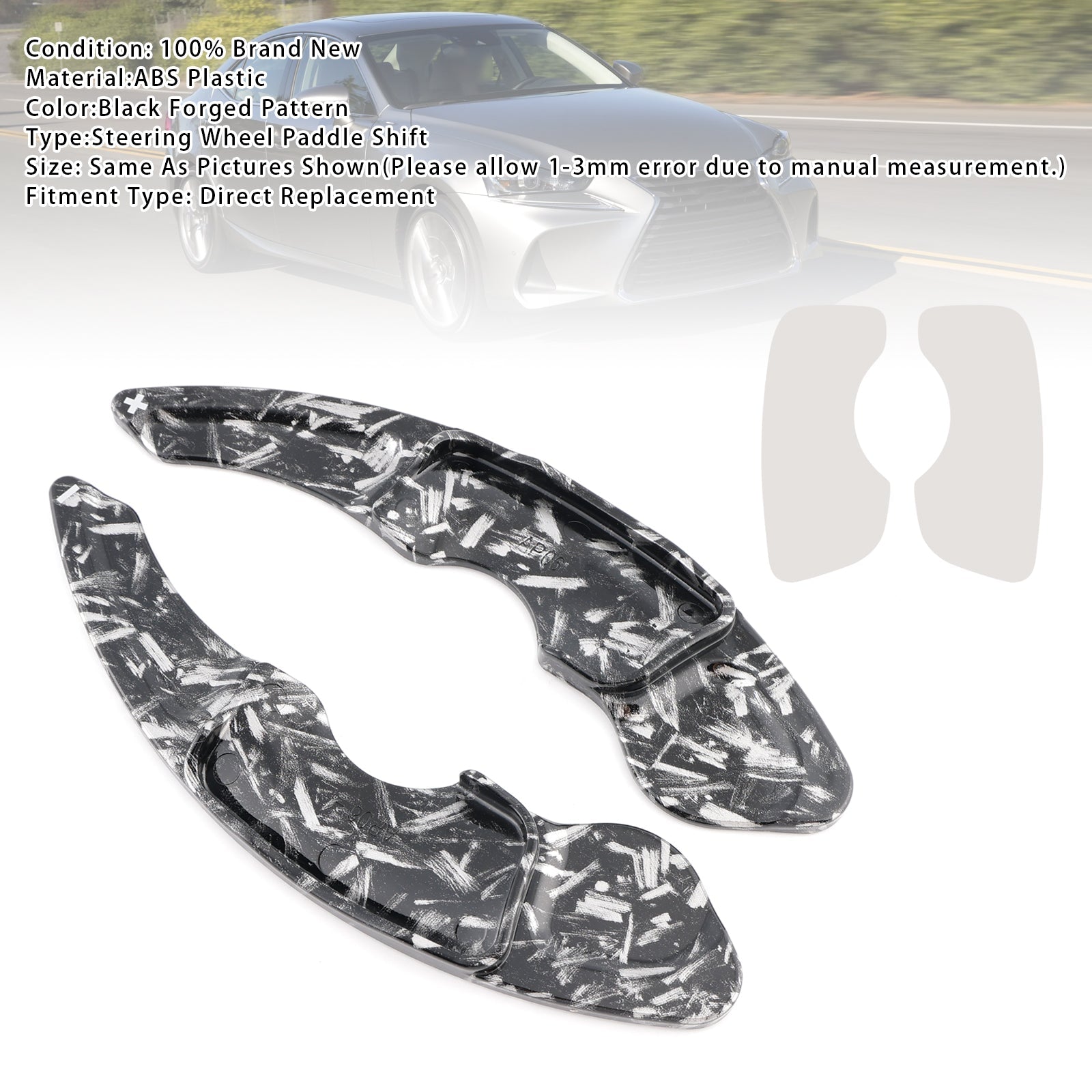 Rozszerzenia zmiany prędkości palety kierownicy dla Lexus to rc rc nx