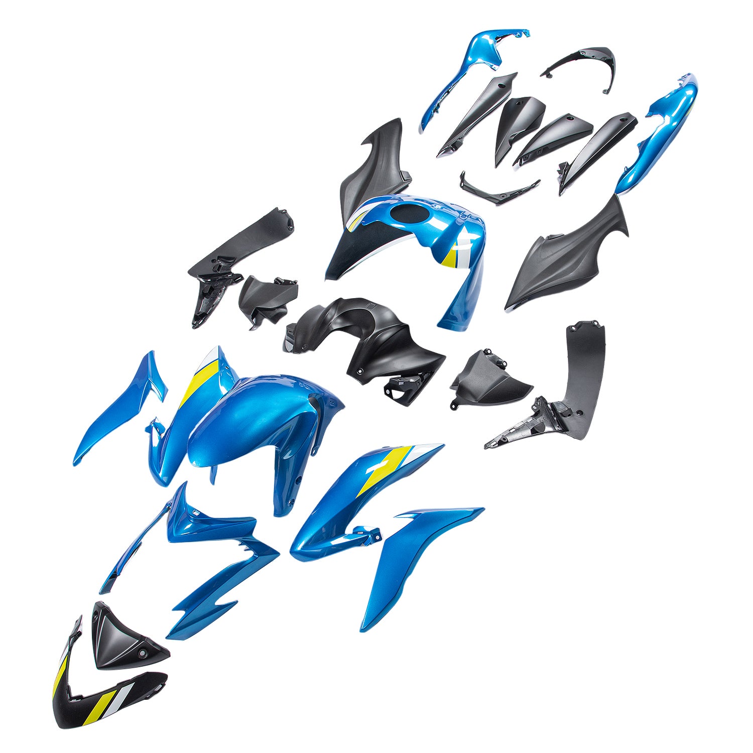 Plastični komplet za telo za telo, ki je injiciran za Suzuki GSX-S 1000 2015-2020 03#