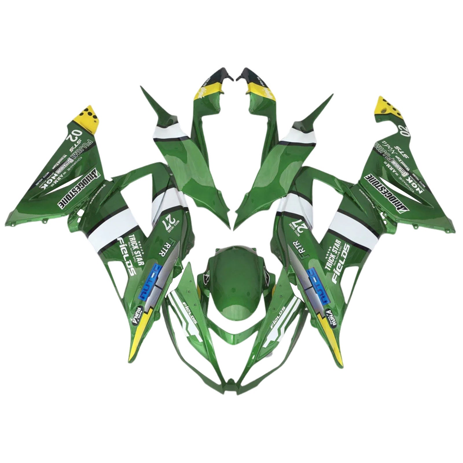 2013-2018 Kawasaki ZX6R 636 Vbrizgavanje kompleta za vbrizgavanje ABS