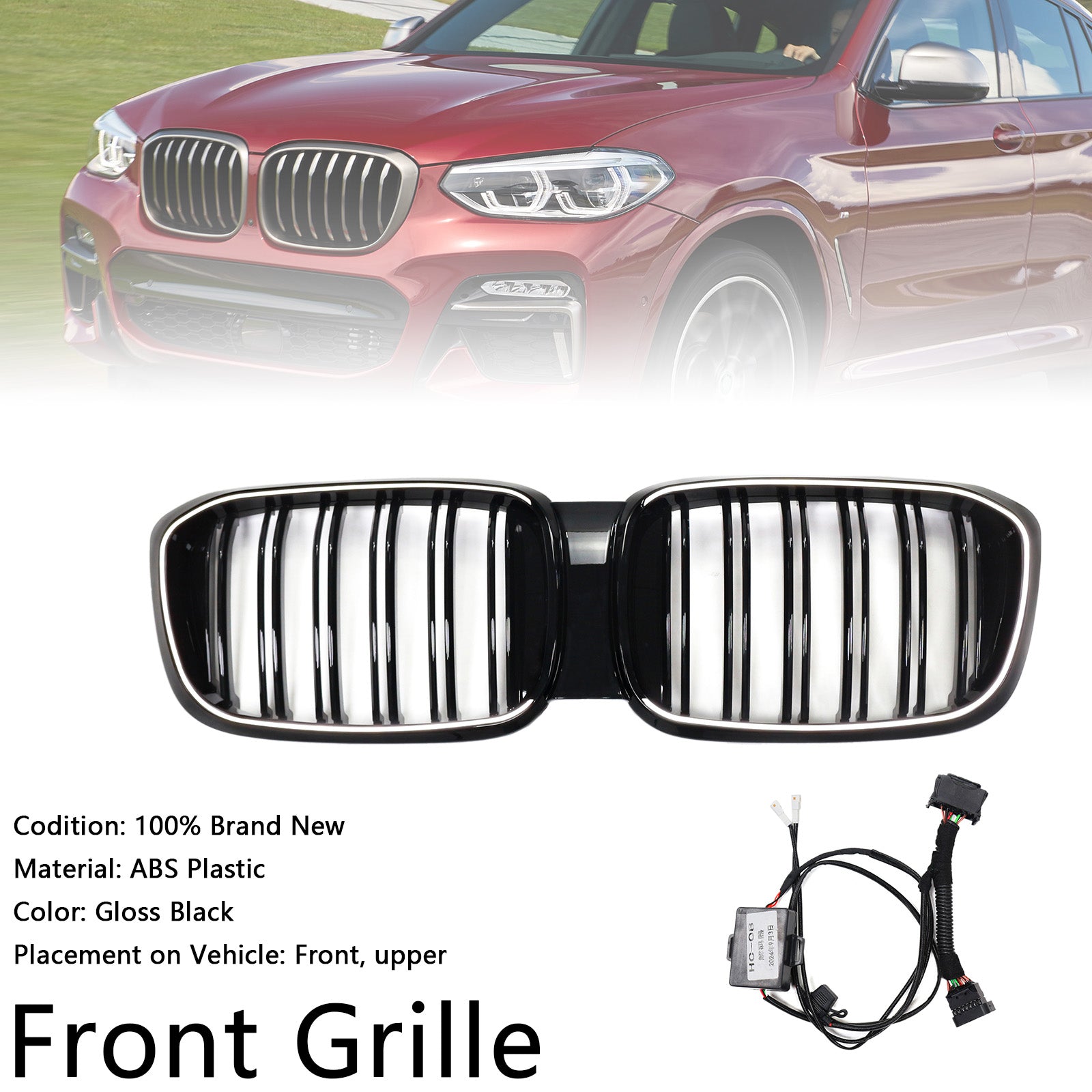 Calendre Grille anteriore in mesh per BMW X4 G02 pre-re-reverded 2018-2021 51138469959 51138469959