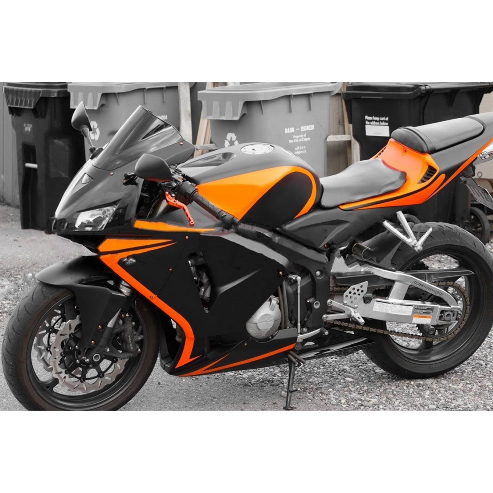 Kit de carénage par injection, carrosserie en plastique ABS pour Honda CBR600RR 2005-2006 F5
