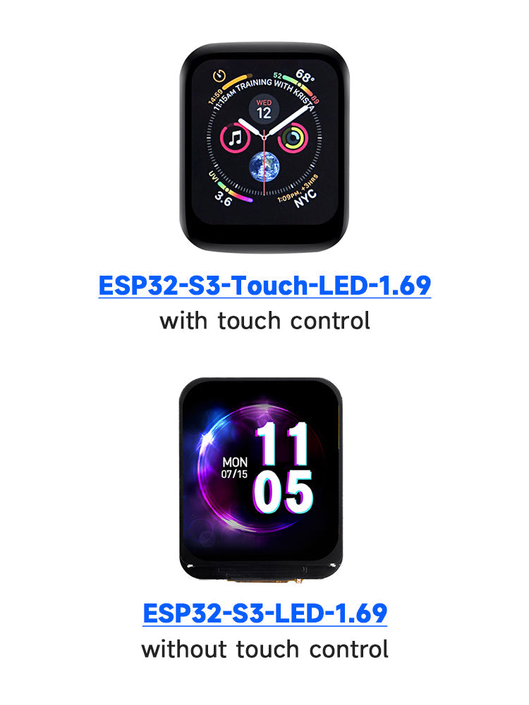 ESP32-S3 ontwikkelingskaart met 1,69 inch 240 MHz wifi Bluetooth 240 inch processor
