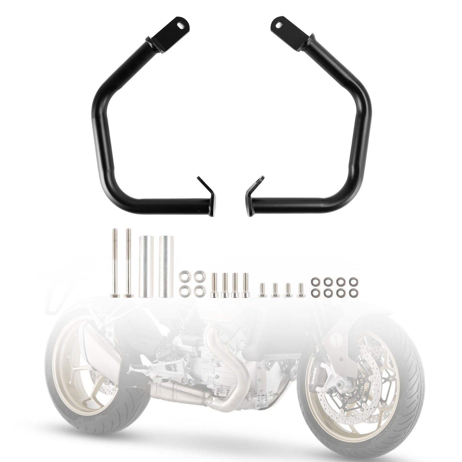 Barra Protezione Motore per Paraurti Guzzi V100 Mandello 2022-2024