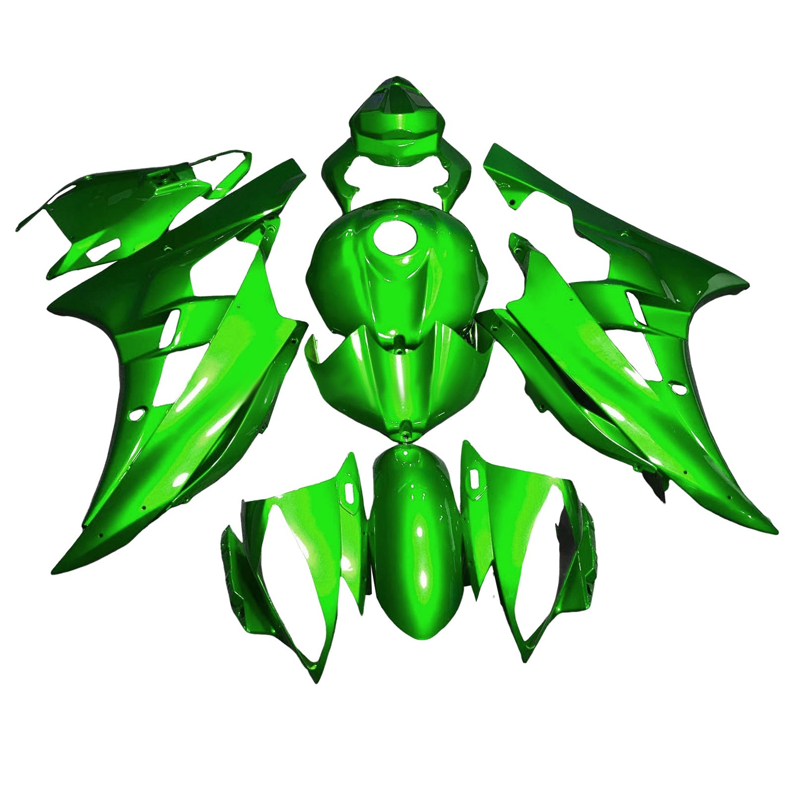 ABS kunststof geïnjecteerde kuipset voor Yamaha YZFR6 YZF-R6 2006-2007