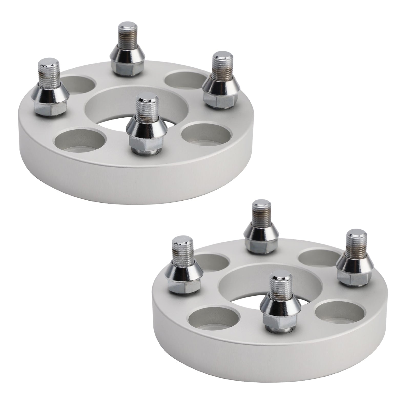 Kit d'entretoises de roue de 1 pouce, écrous de roue argentés pour voiturettes de golf Yamaha, Club Car et Ezgo