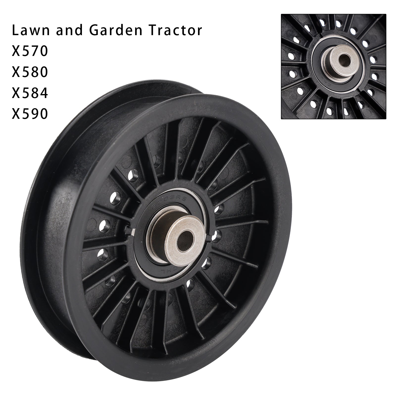 Poulie AUC11241 AM138081 pour John Deere Z465 Z625 Z645 Z655 Z665 EZtrak