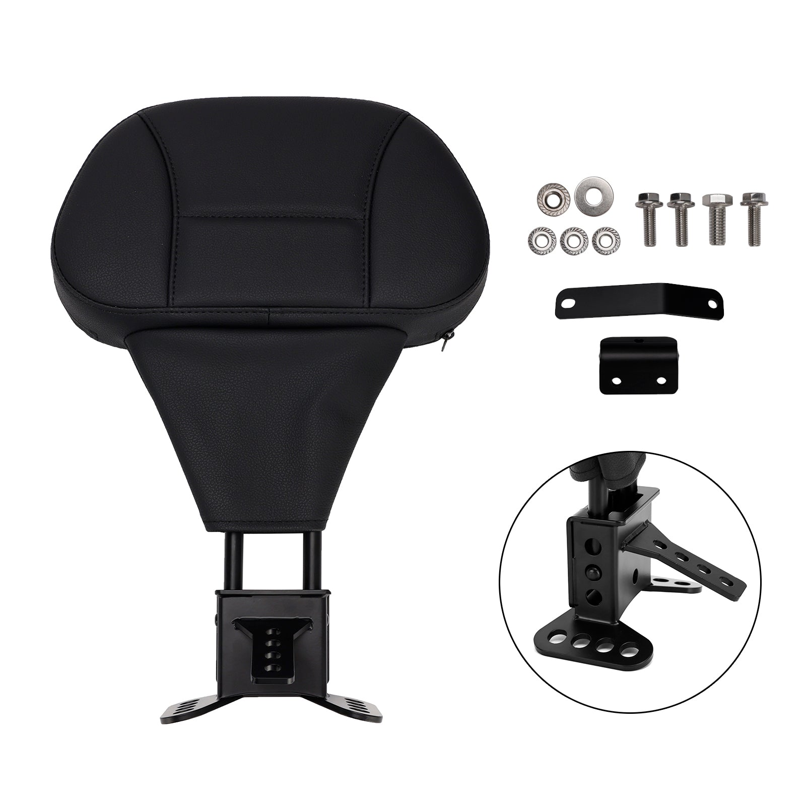 Coussin de dossier conducteur compatible avec Street Electra, Road Glide, Road King et Tri Glide (2009-2025)