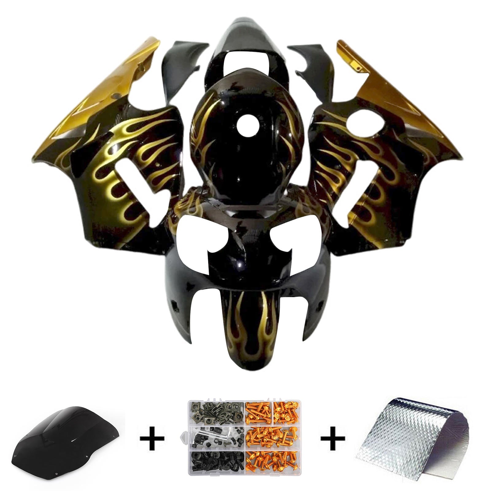 2000-2001 KAWASAKI ZX12R KIT Injekcije Corrier Plastic ABS