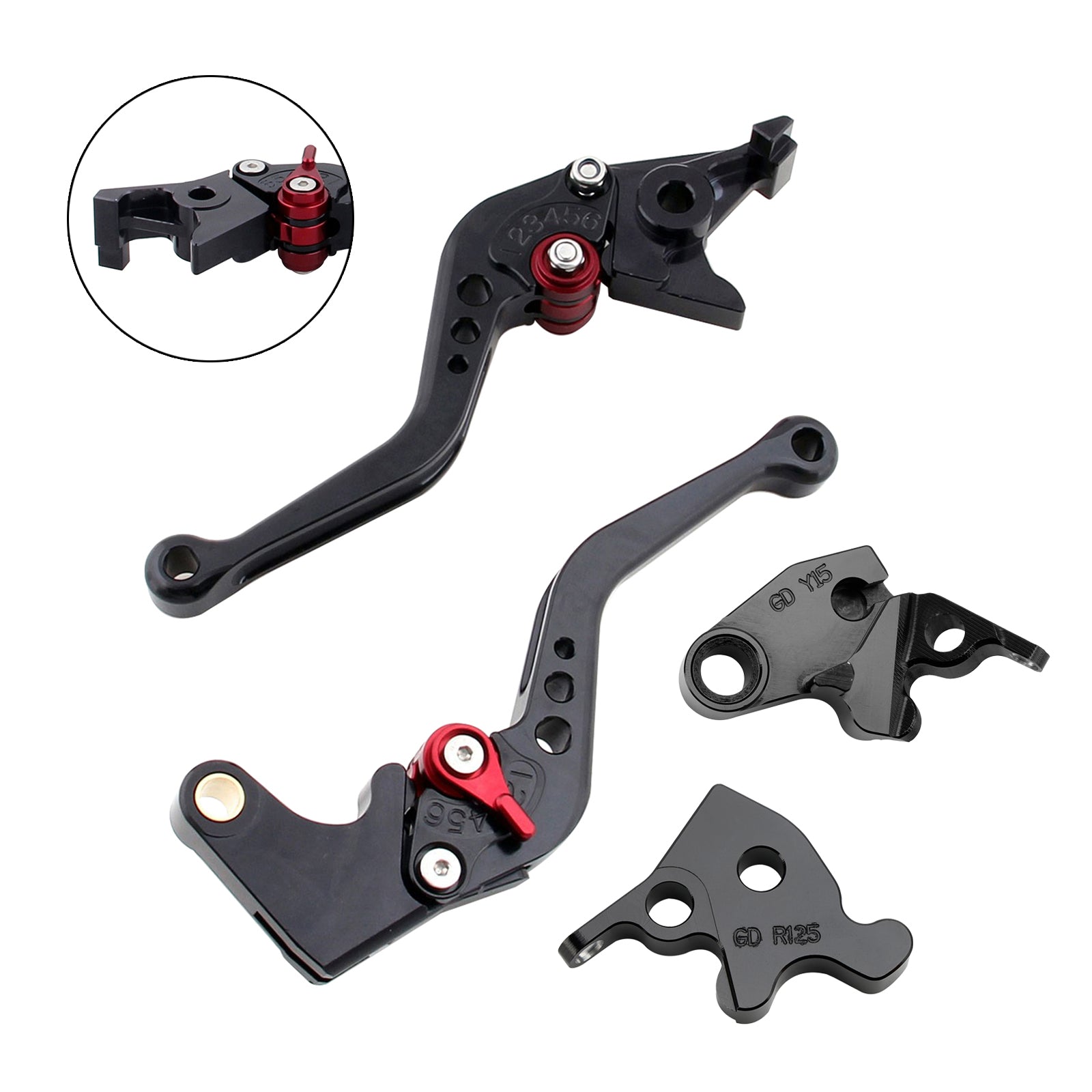 Krótka dźwignia hamulca i sprzęgła dla Honda CRF1100L Africa Twin 2022-2024