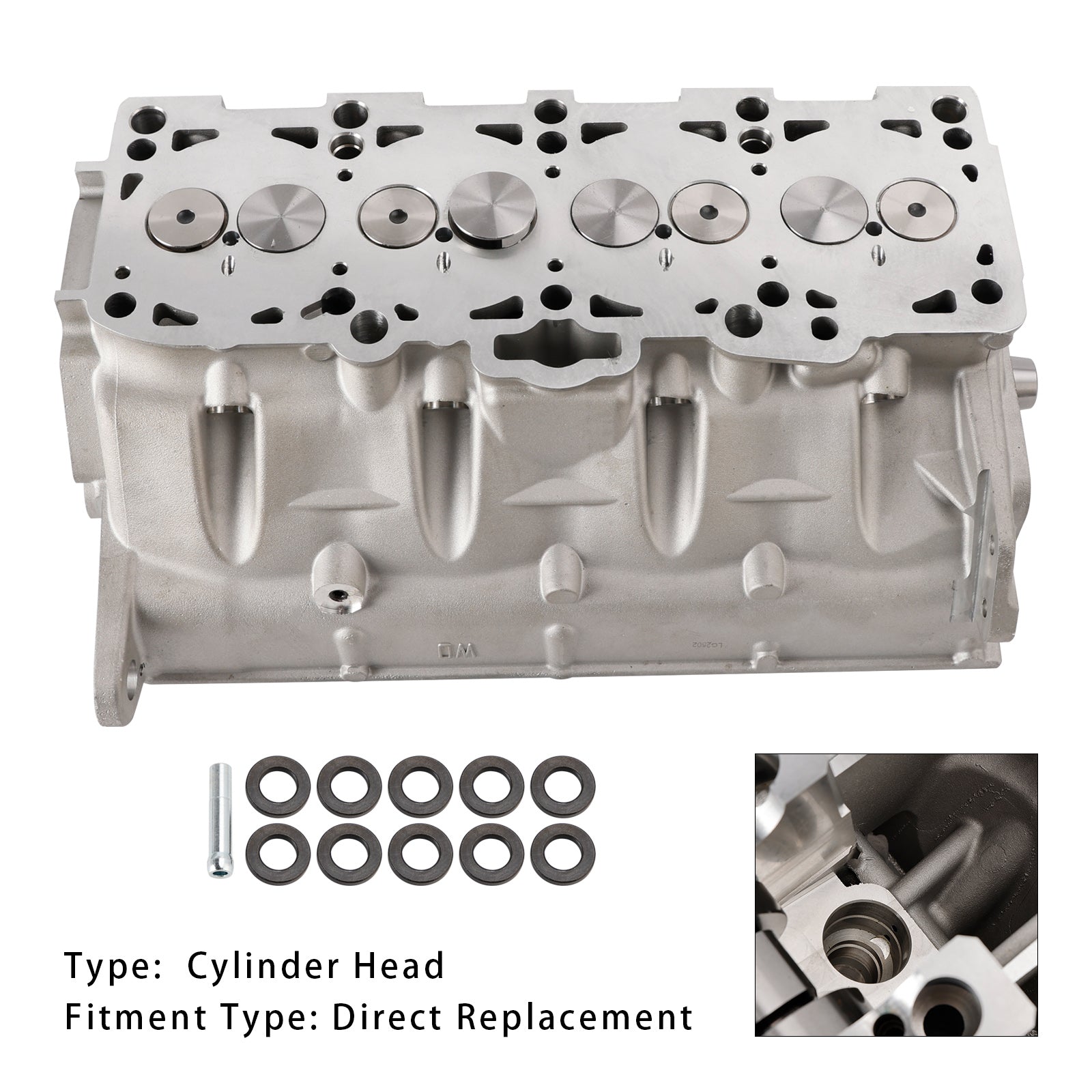 Moottorin sylinterikansi 100% Uusi 038103373R Audi VW Seat Skoda 1.9L 8V TDI - Sopii ASZ-, ARL-, BKC-, BXE-, BLT-malleihin jne.