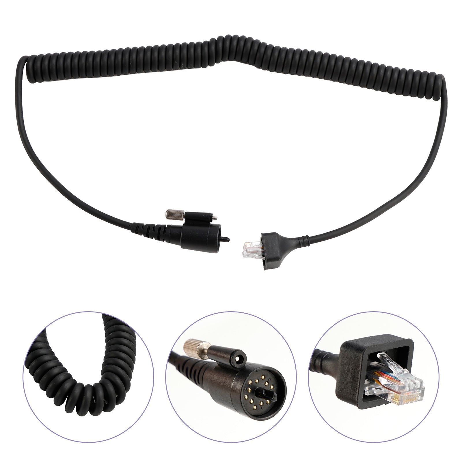 Kabel mikrofonu ręcznego KMC27 do KENWOOD TK-690 TK-790 TK-890 TK-5710