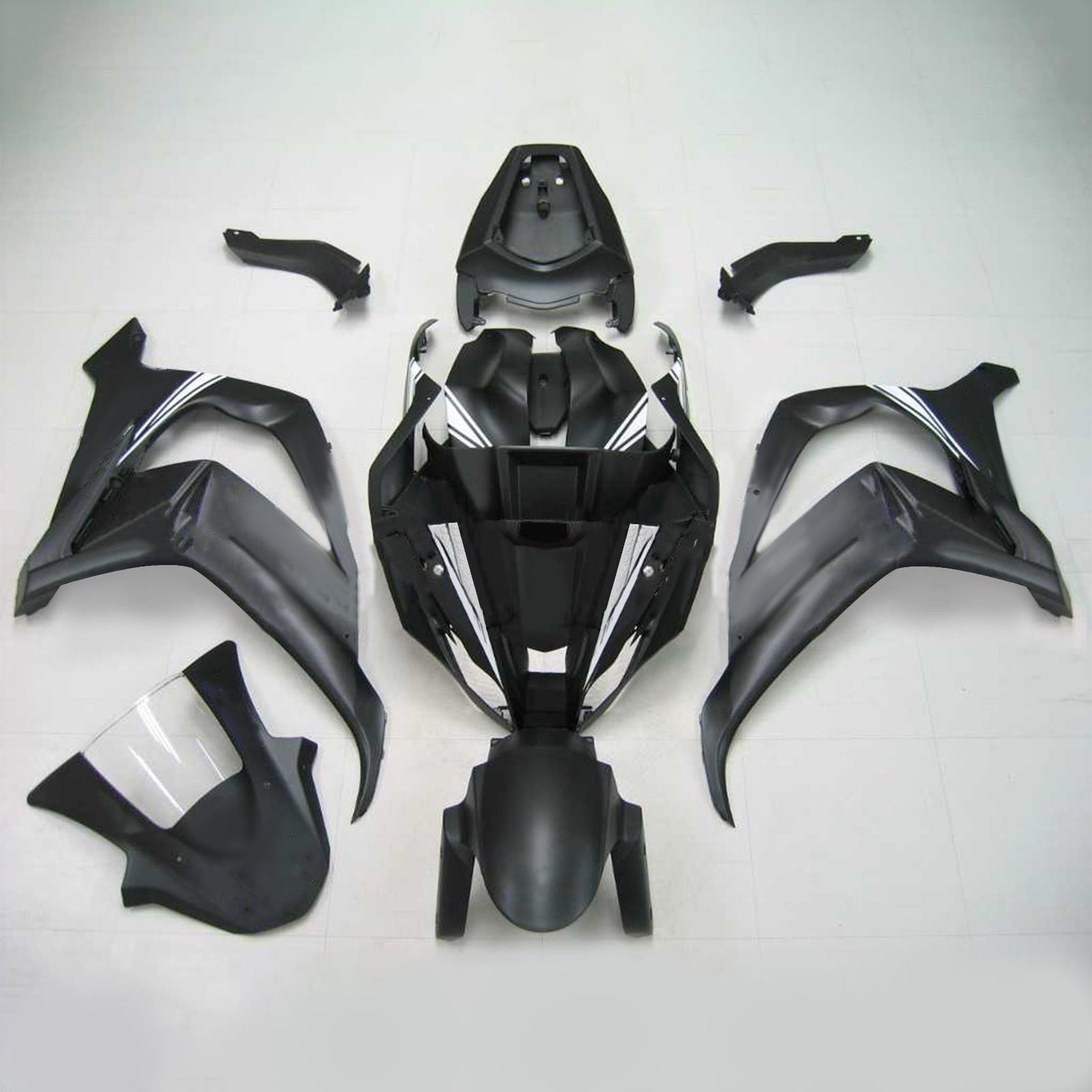 Kit de carénage injecté en plastique ABS pour Kawasaki ZX10R 2016-2020