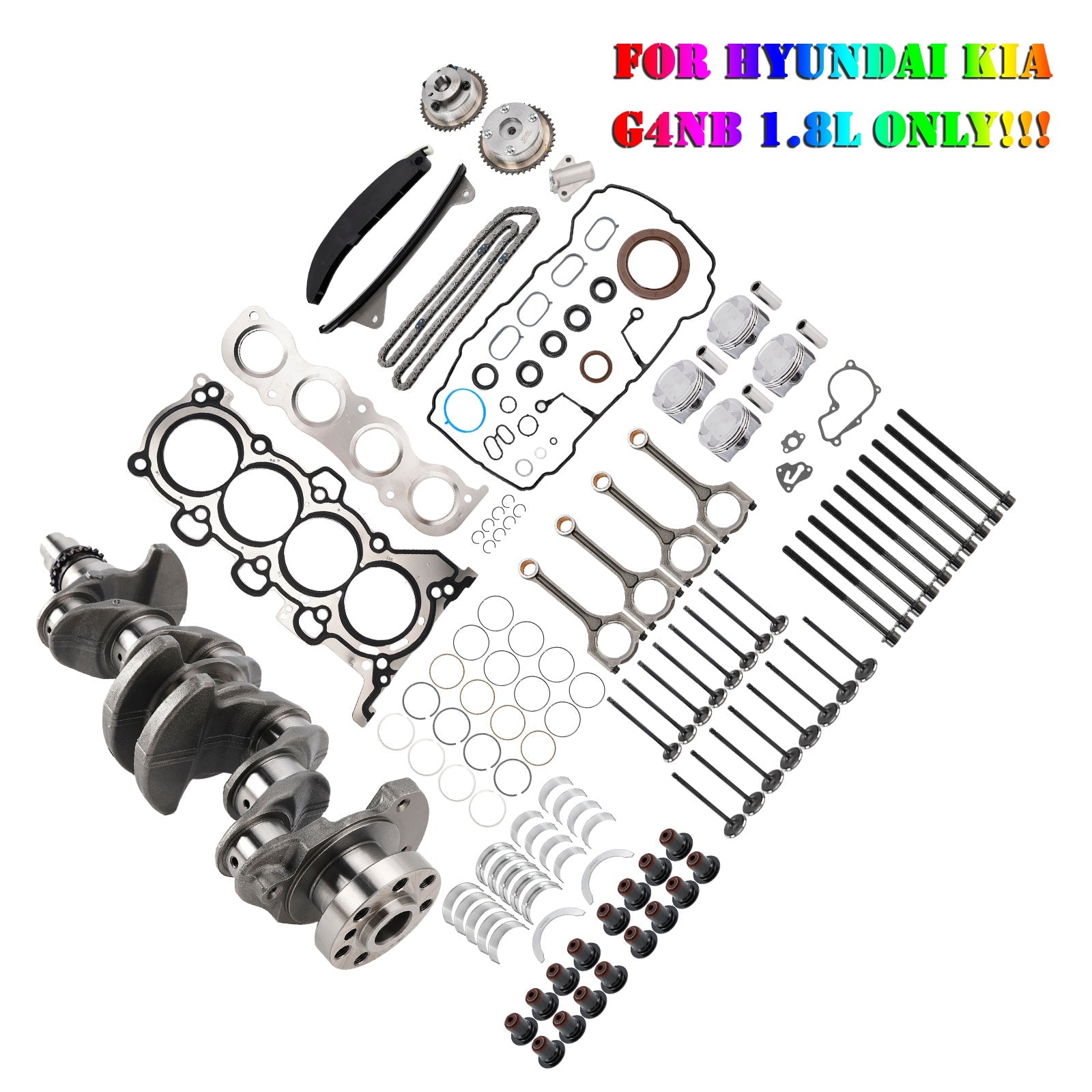 Kit di ristrutturazione del motore Hyundai Elantra Mistra Kia Forte G4NB 1,8 L 622V62EH00 24350-2E001