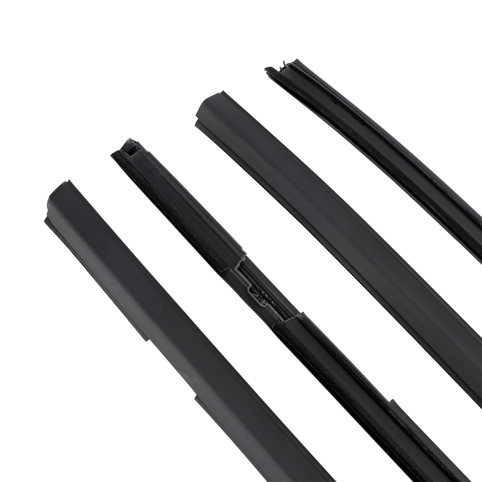 Joint d'étanchéité en caoutchouc pour ceinture de porte Honda FIT JAZZ 1re génération 2001-2008, 4 pièces