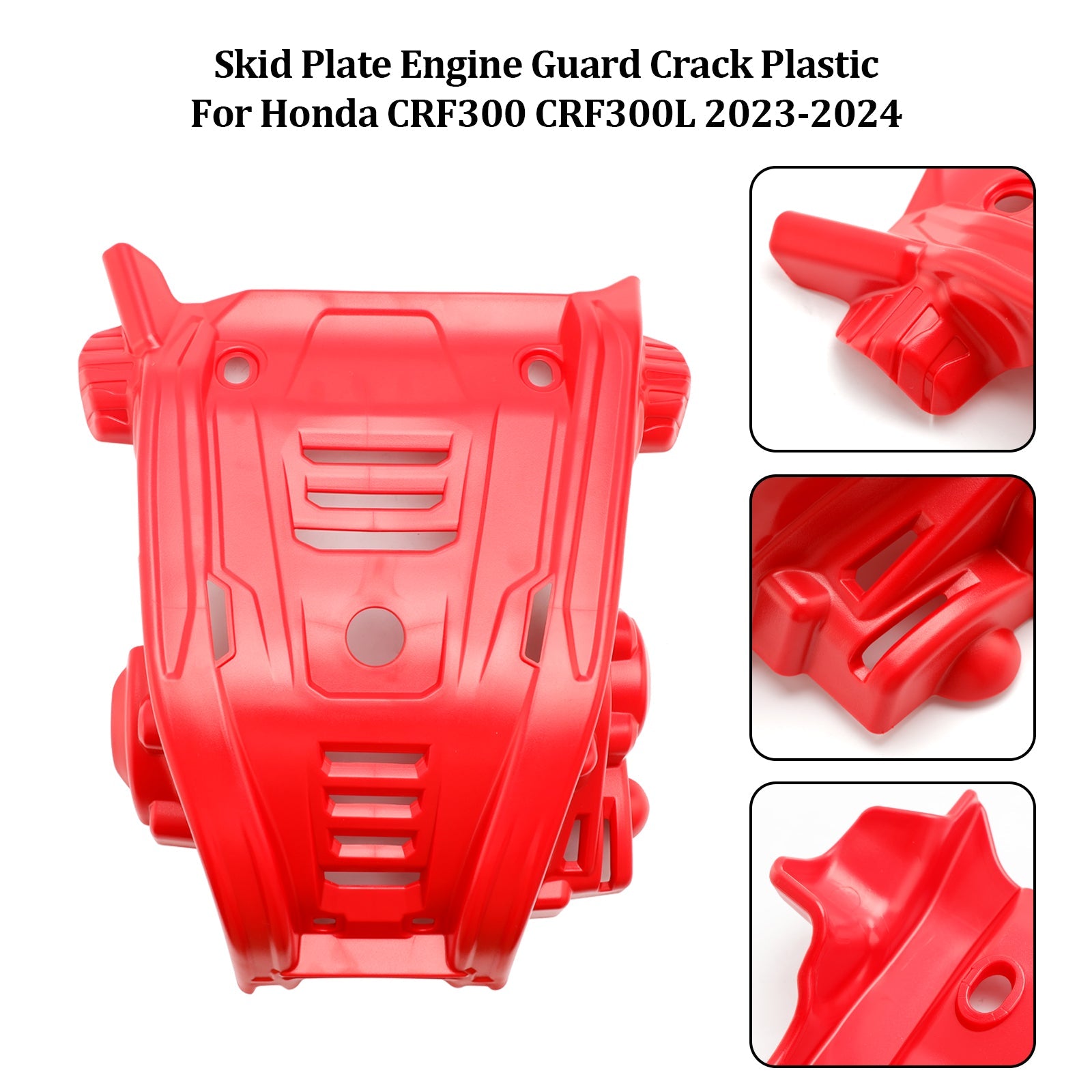 Hullu muovimoottorin suojauslevy Honda CRF300 CRF300L 2023-2024