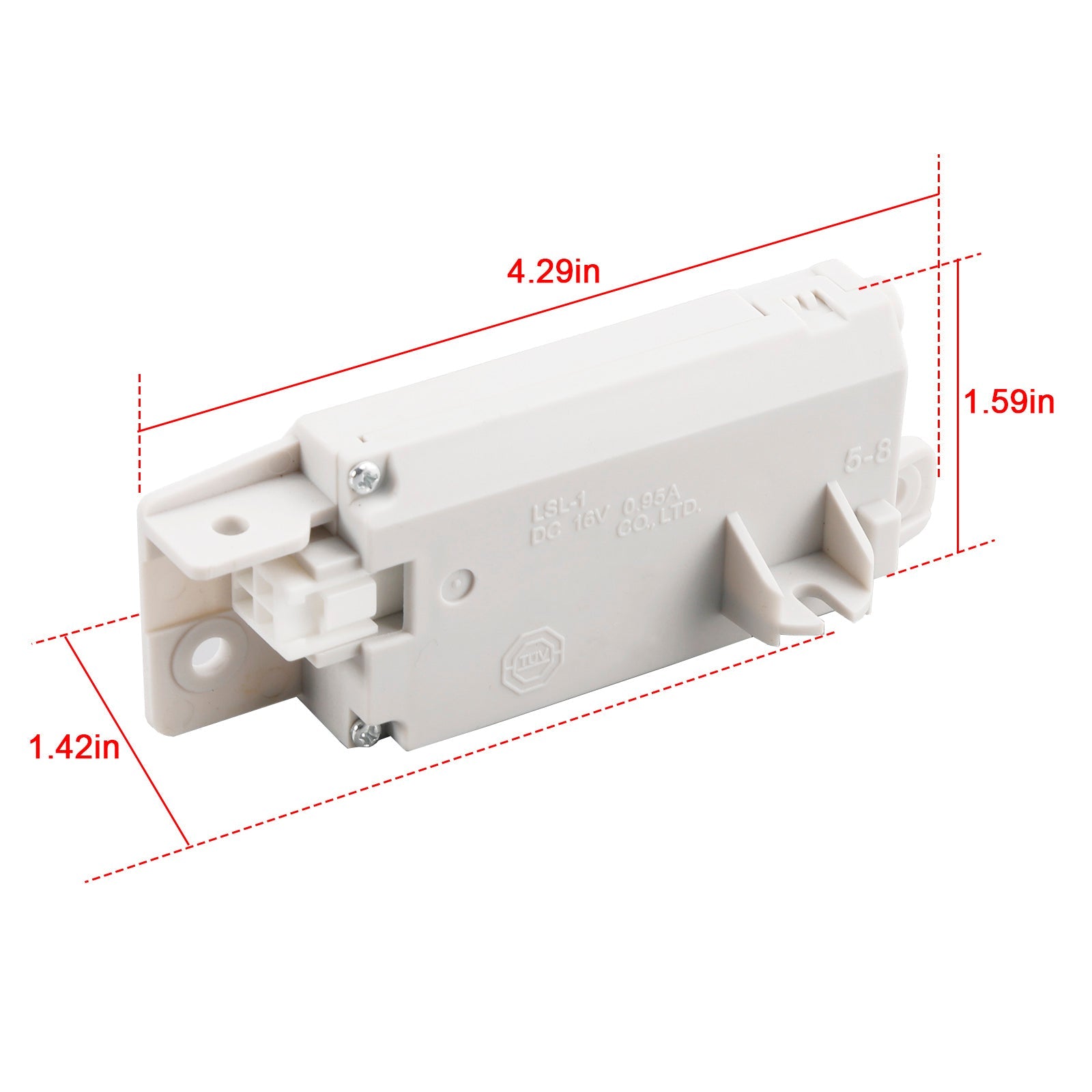 Ensemble d'interrupteur de couvercle de lave-linge EBF61215202 pour LG remplace AP5597170 2667077