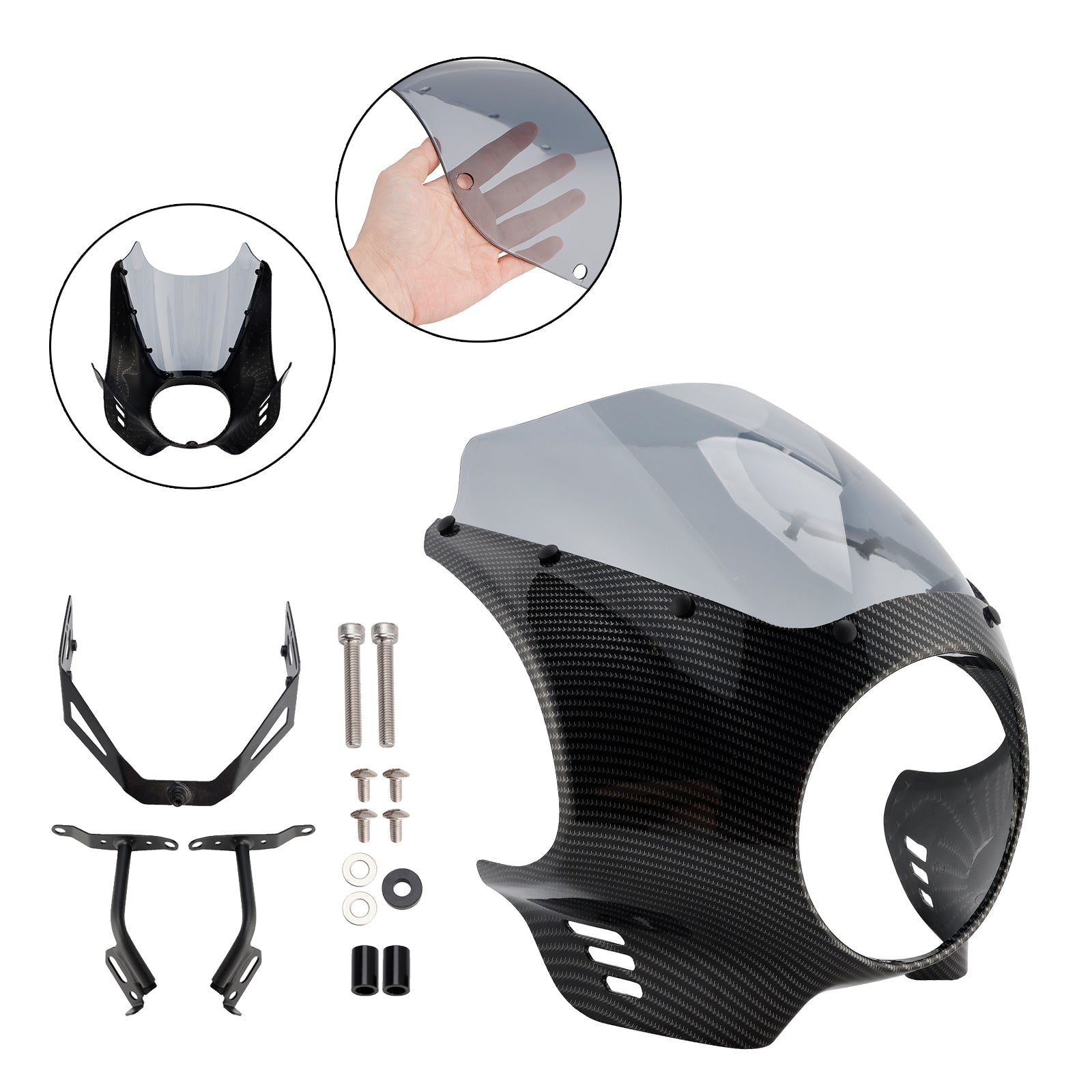 Parabrisas y carenado de faro para Yamaha XSR900 (2022-2025)