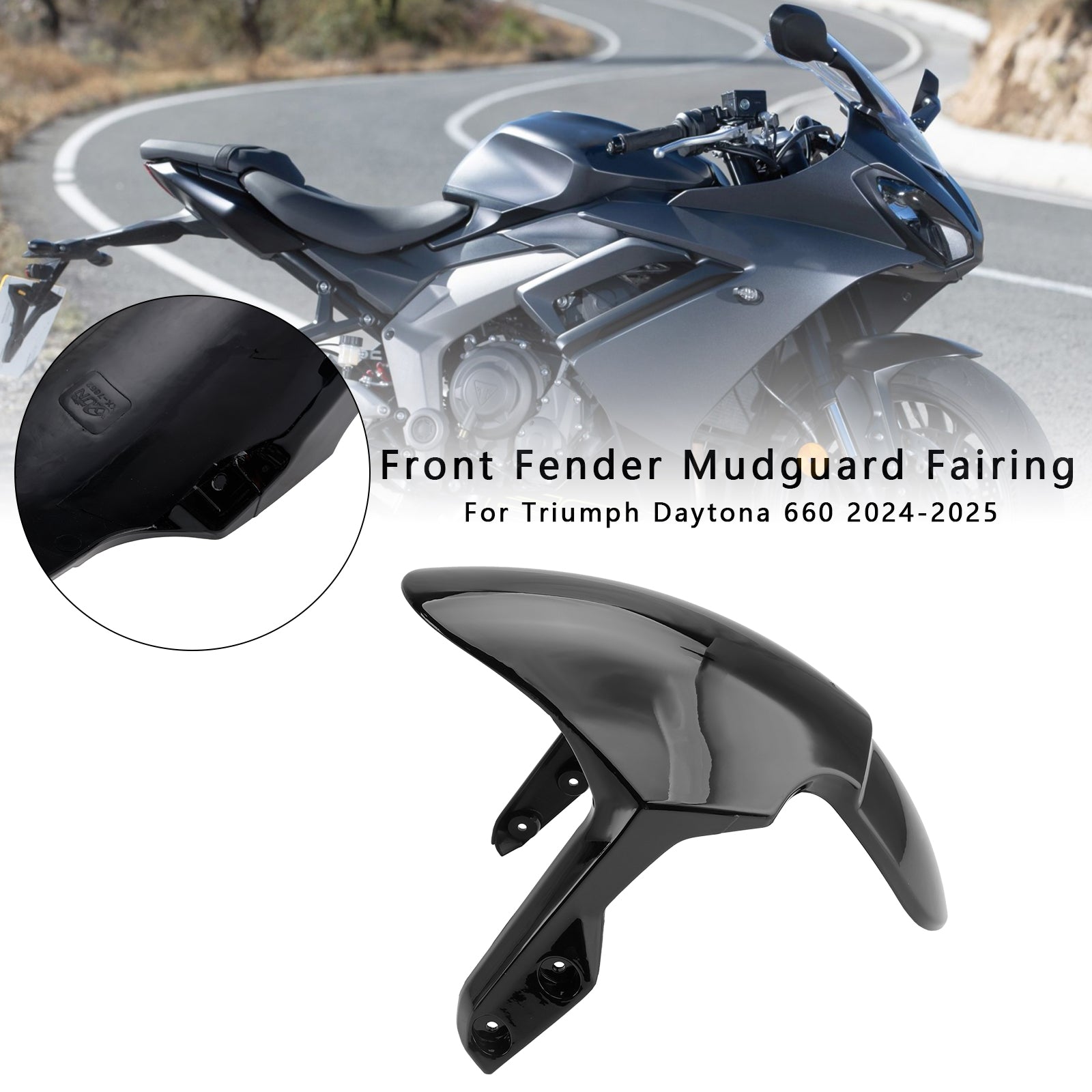 Desde Gareage para Marke pero Daytona 660 2024-2025