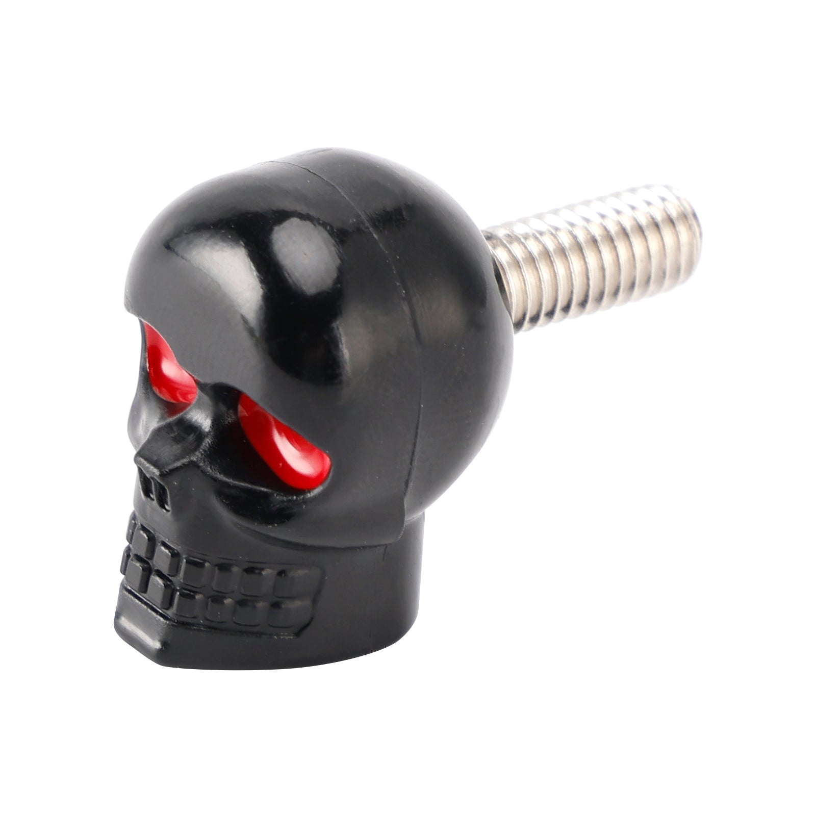 Vite M6 in plastica nera per targa, cranio, telaio, hardware, set di 2