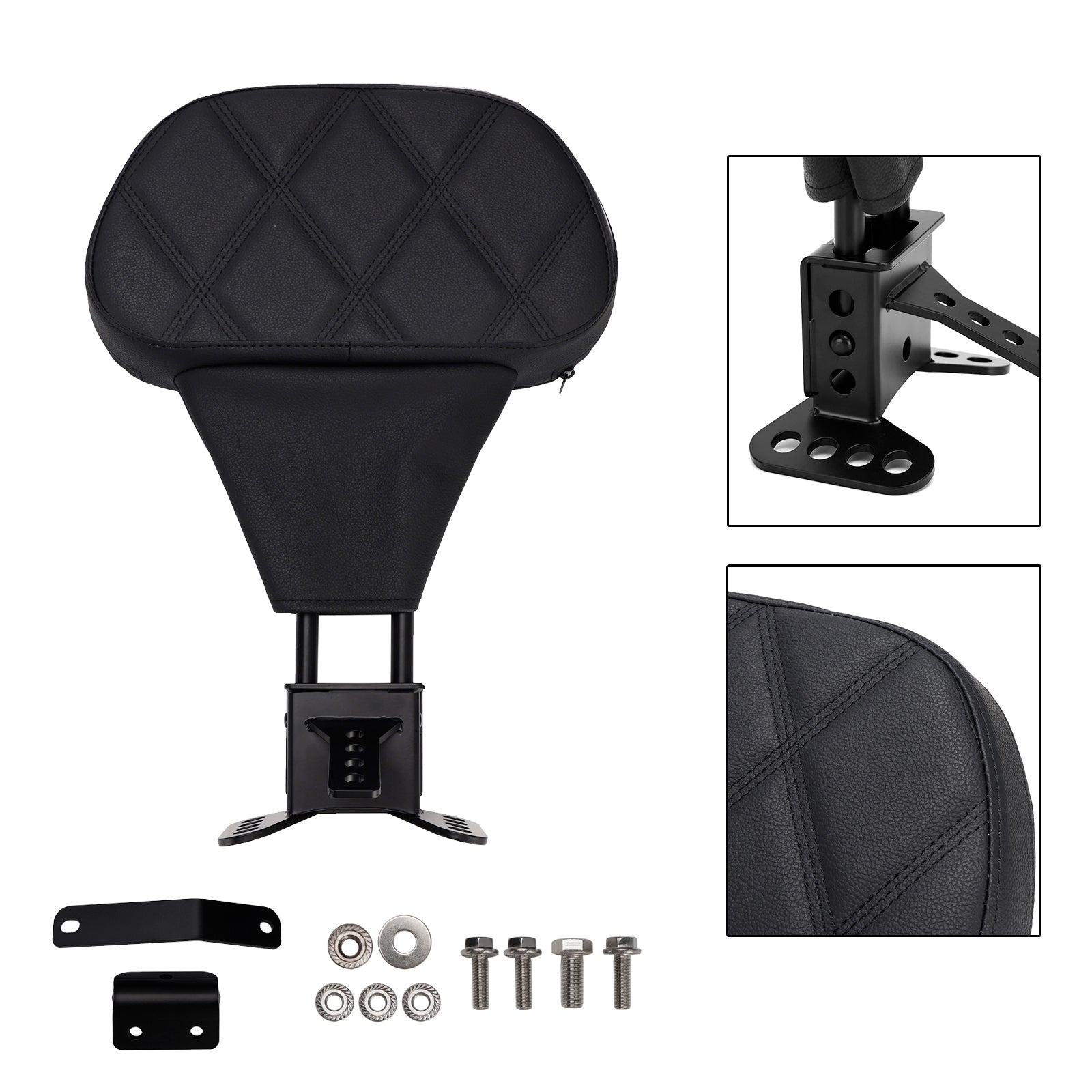 Coussin de dossier conducteur compatible avec Street Electra, Road Glide, Road King et Tri Glide (2009-2025)